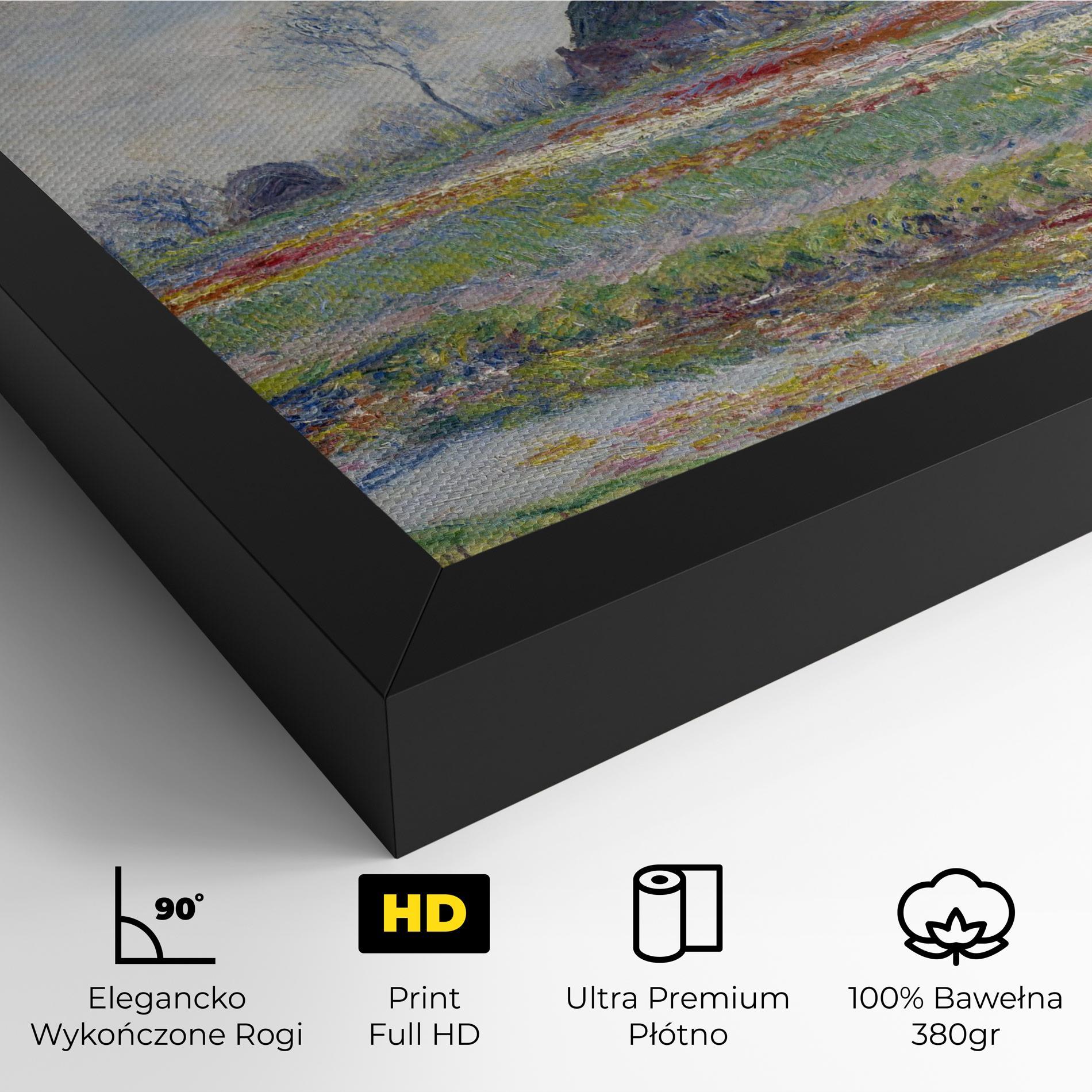 Obraz na Płótnie Tulip Fields At Sassenheim mockup 4