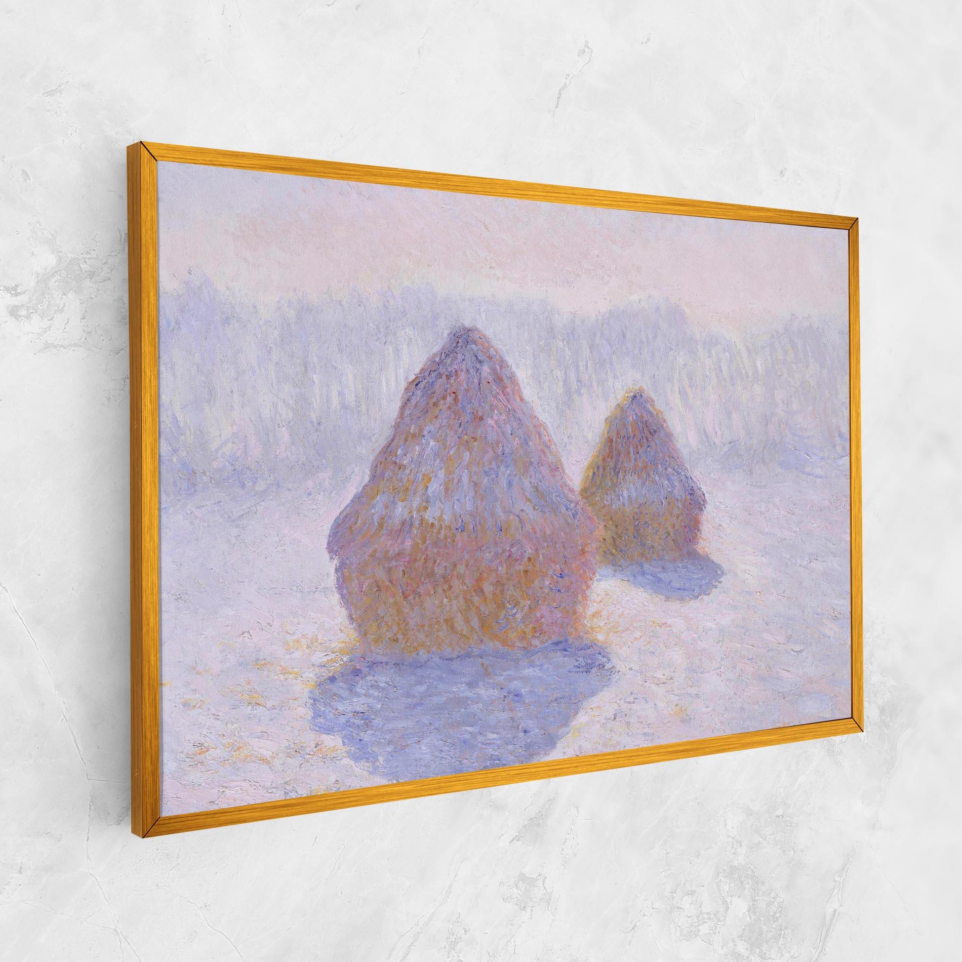 Obraz na Płótnie Haystacks mockup 1