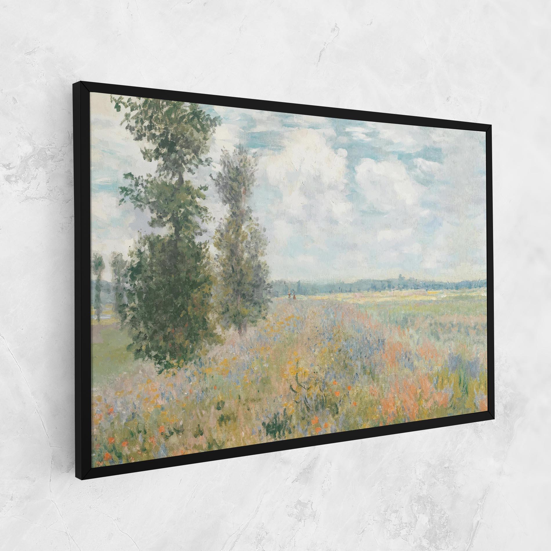 Obraz na Płótnie Monet's Landscape Background mockup 1