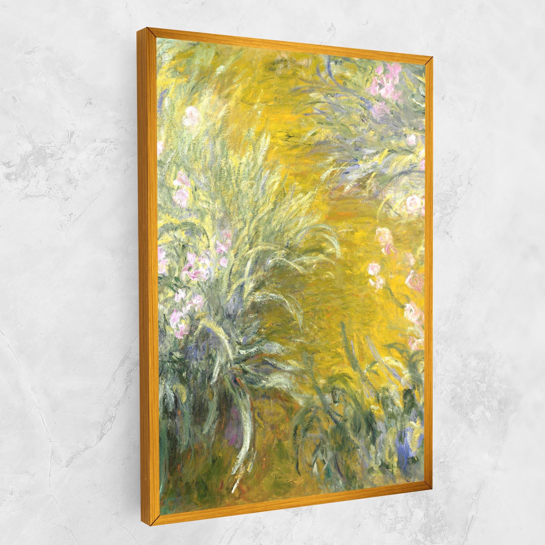 Obraz na Płótnie Path Through The Irises mockup 1