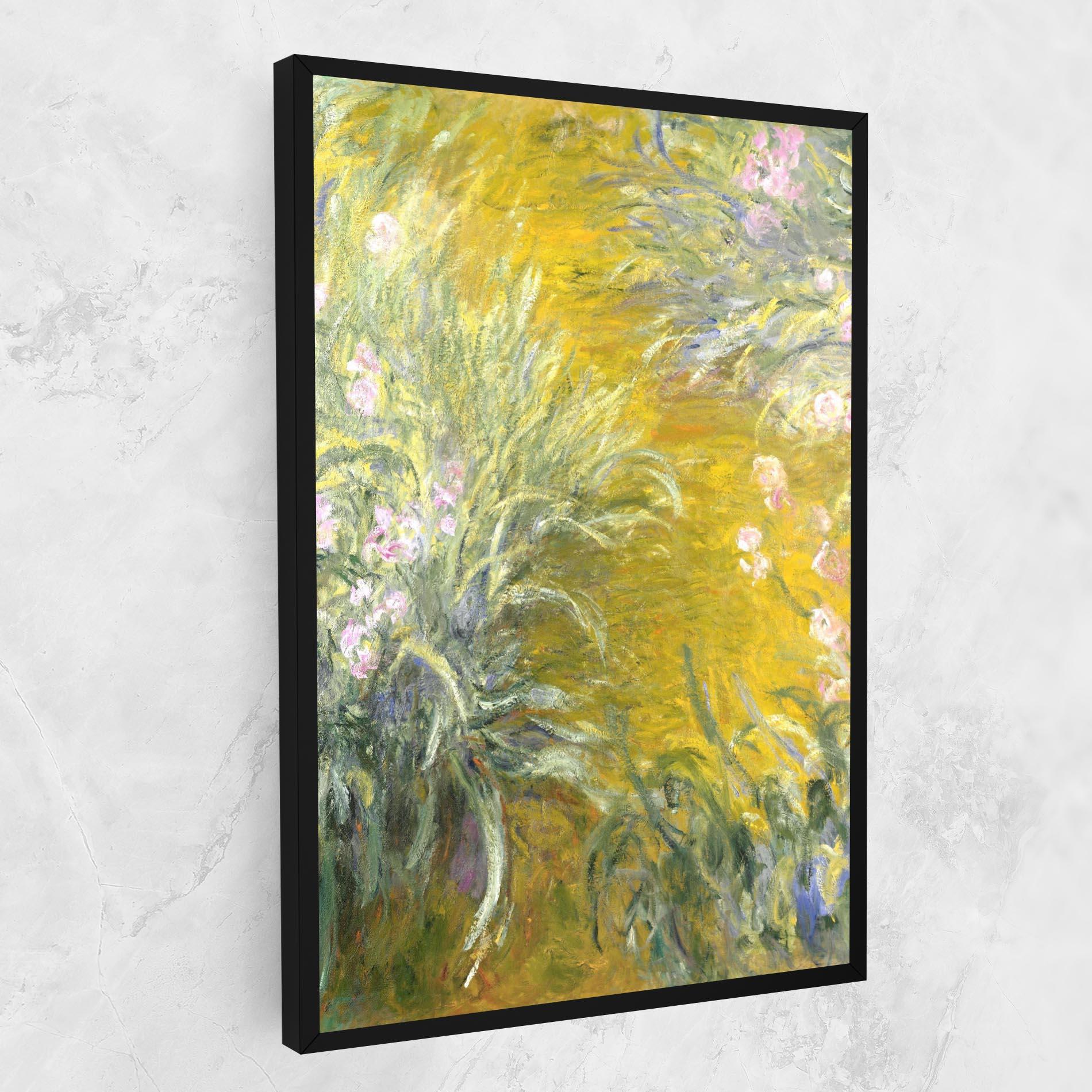 Obraz na Płótnie Path Through The Irises mockup 1