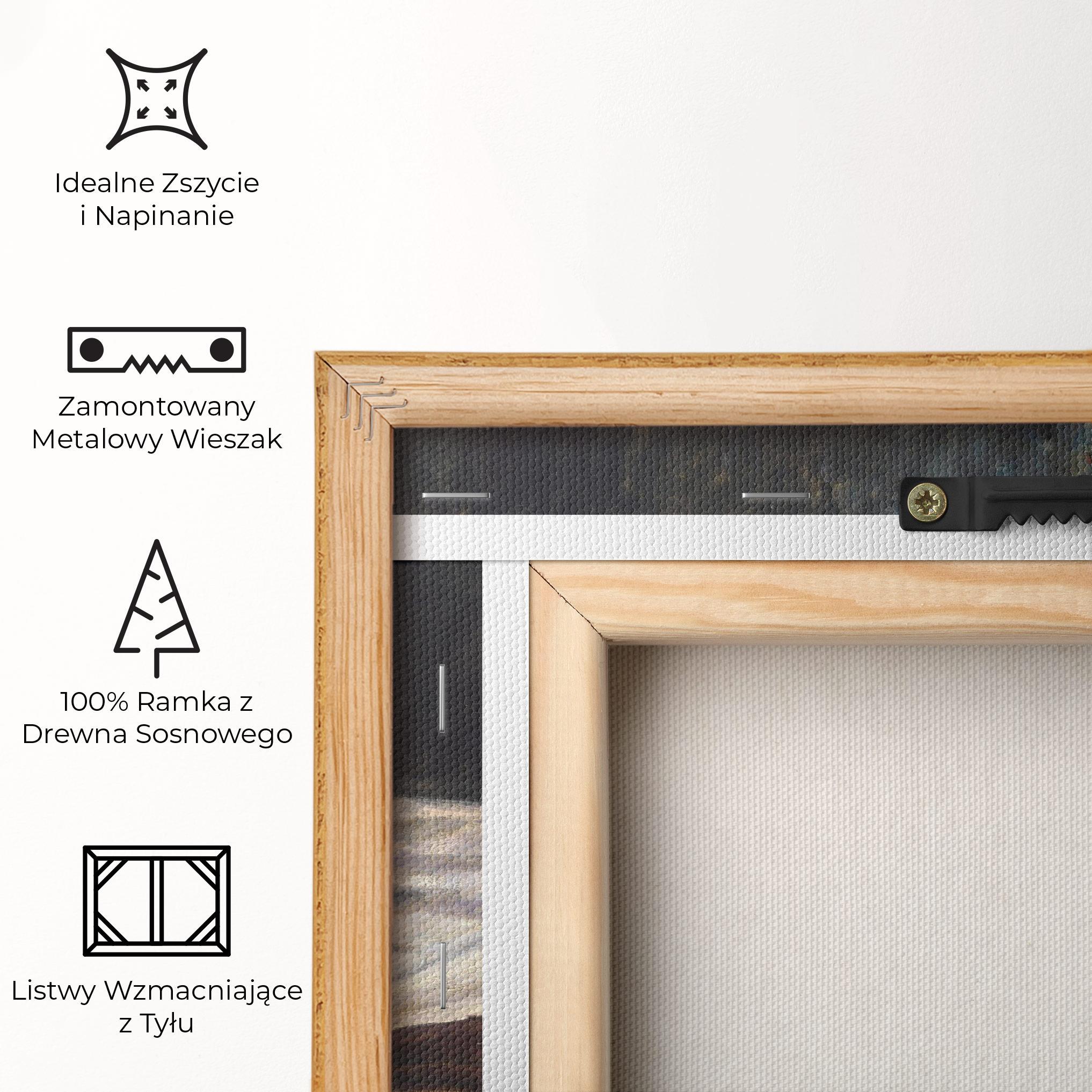 Obraz na Płótnie Apples And Grapes mockup 5