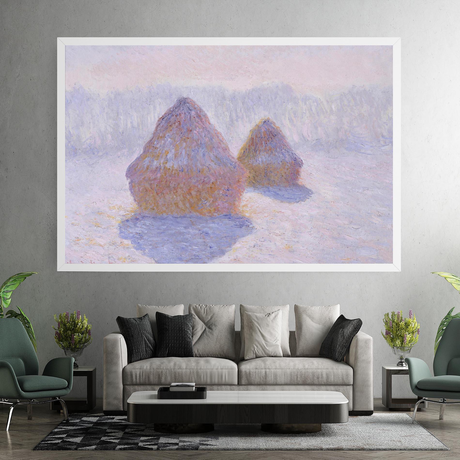 Obraz na Płótnie Haystacks mockup 7