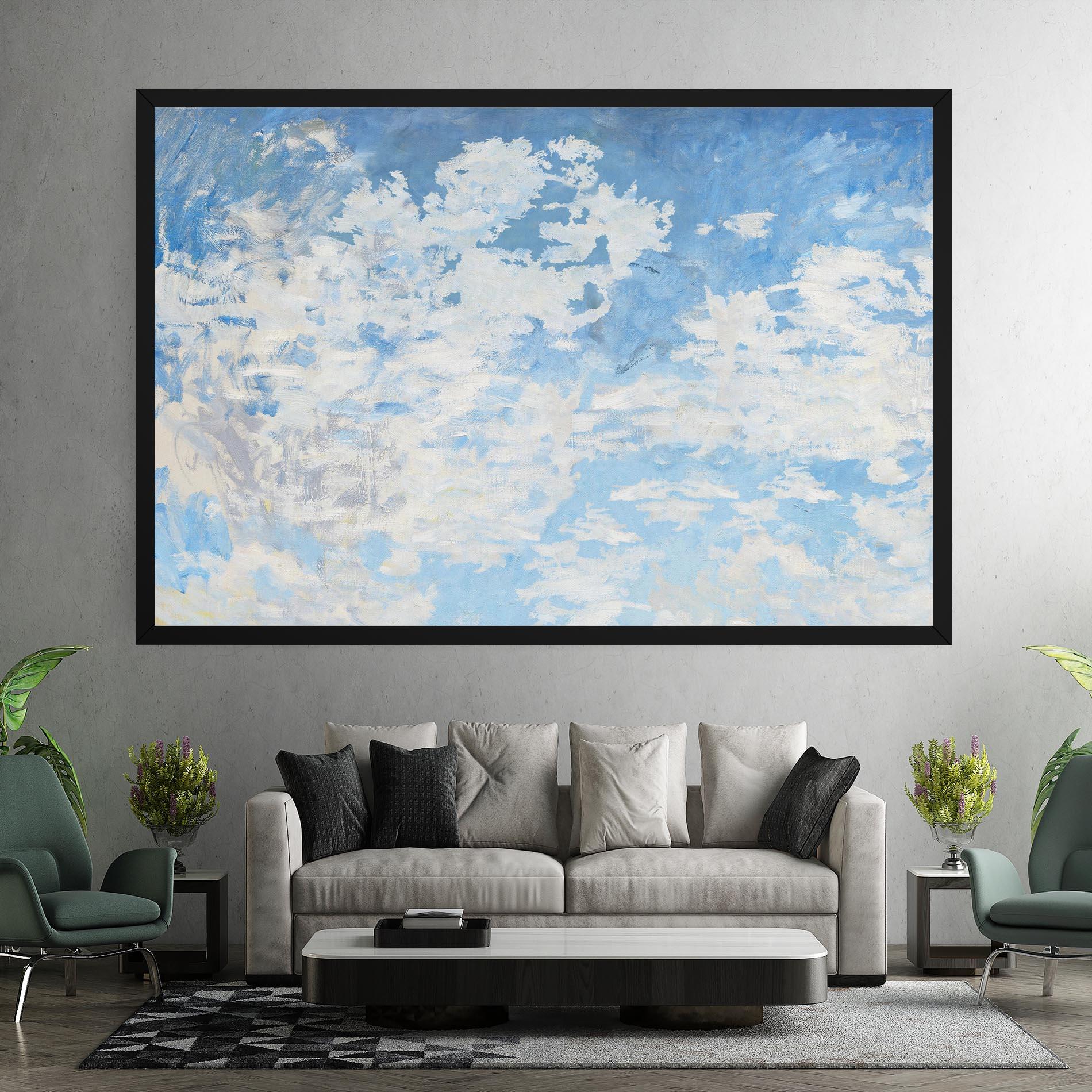 Obraz na Płótnie Clouds Monet mockup 7