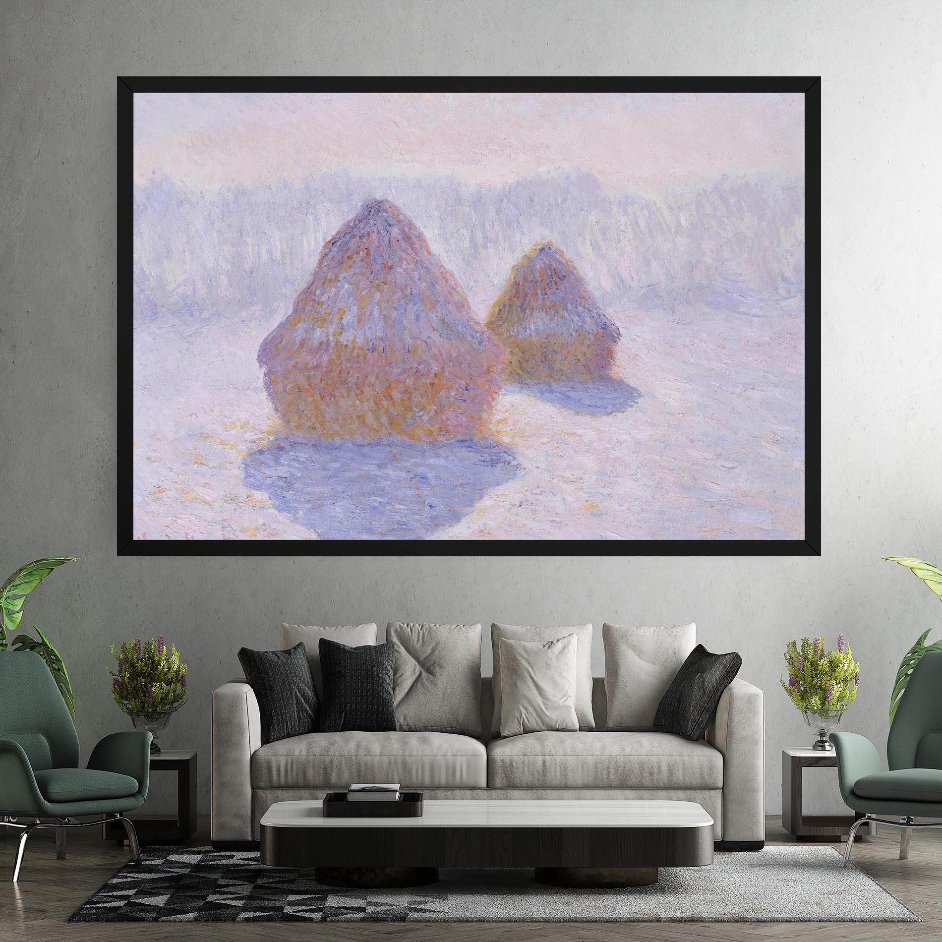 Obraz na Płótnie Haystacks mockup 7