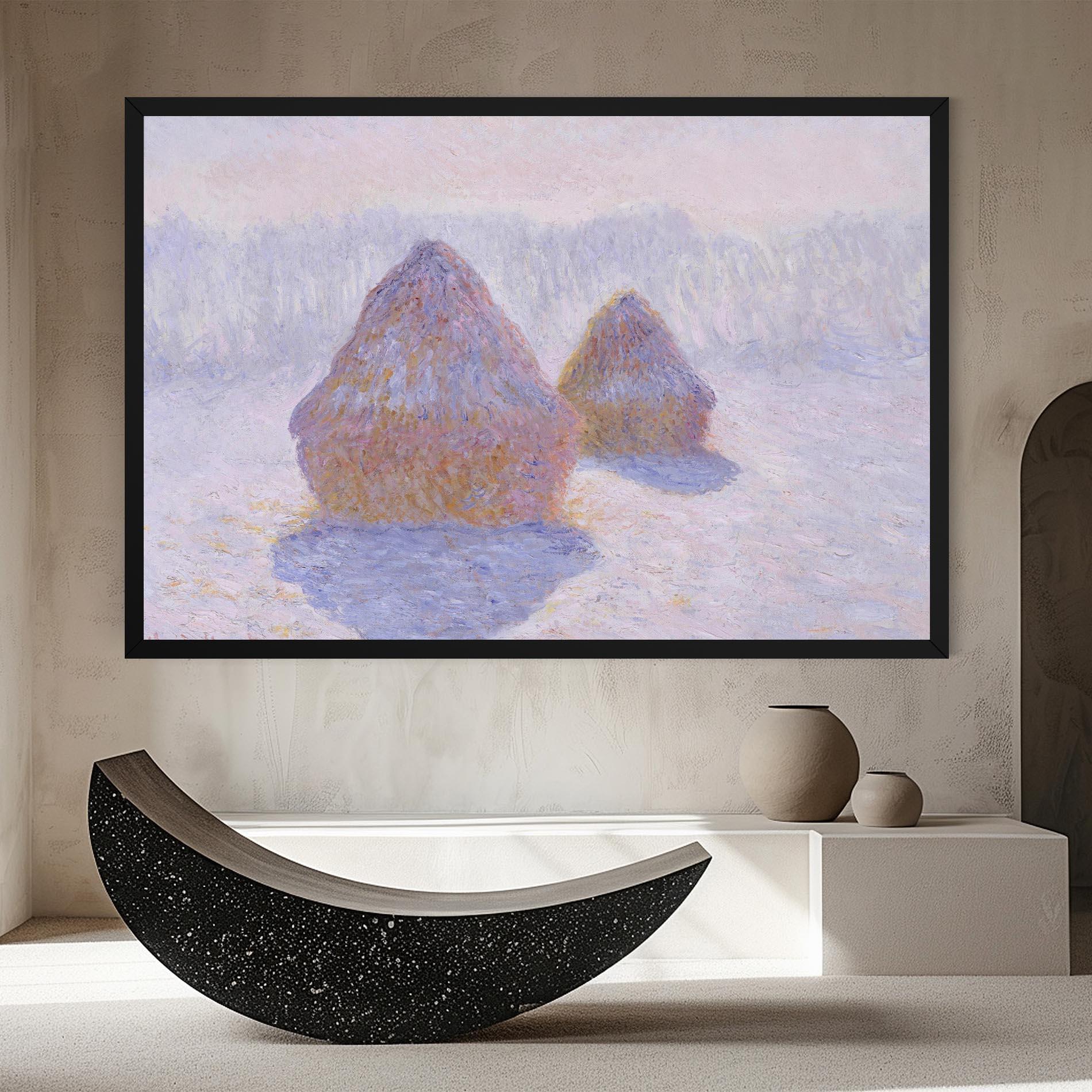 Obraz na Płótnie Haystacks mockup 8