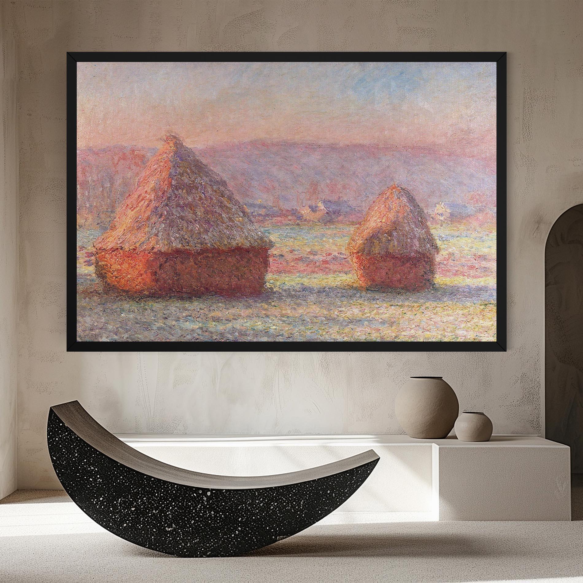 Obraz na Płótnie White Frost mockup 8