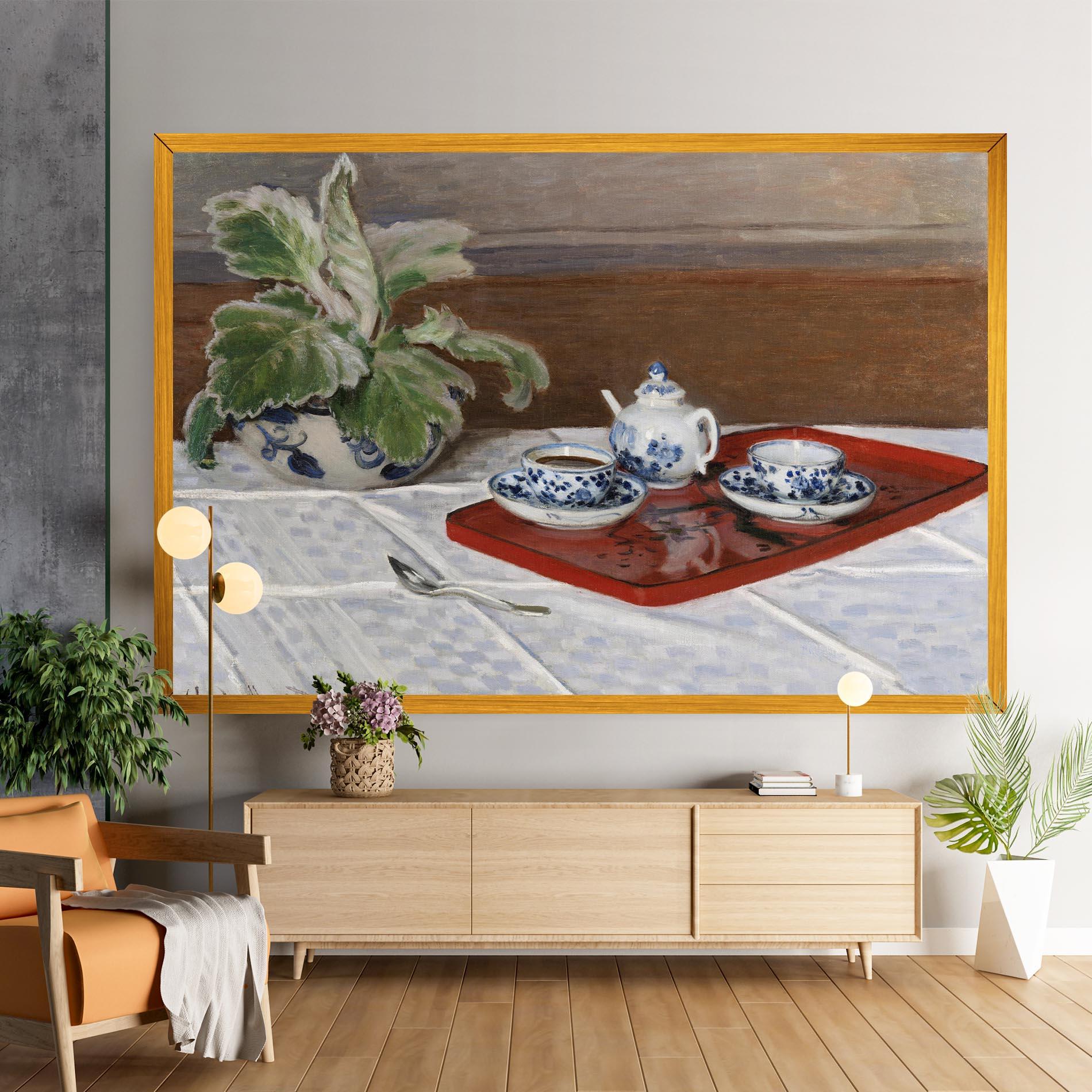 Obraz na Płótnie Tea Service mockup 9