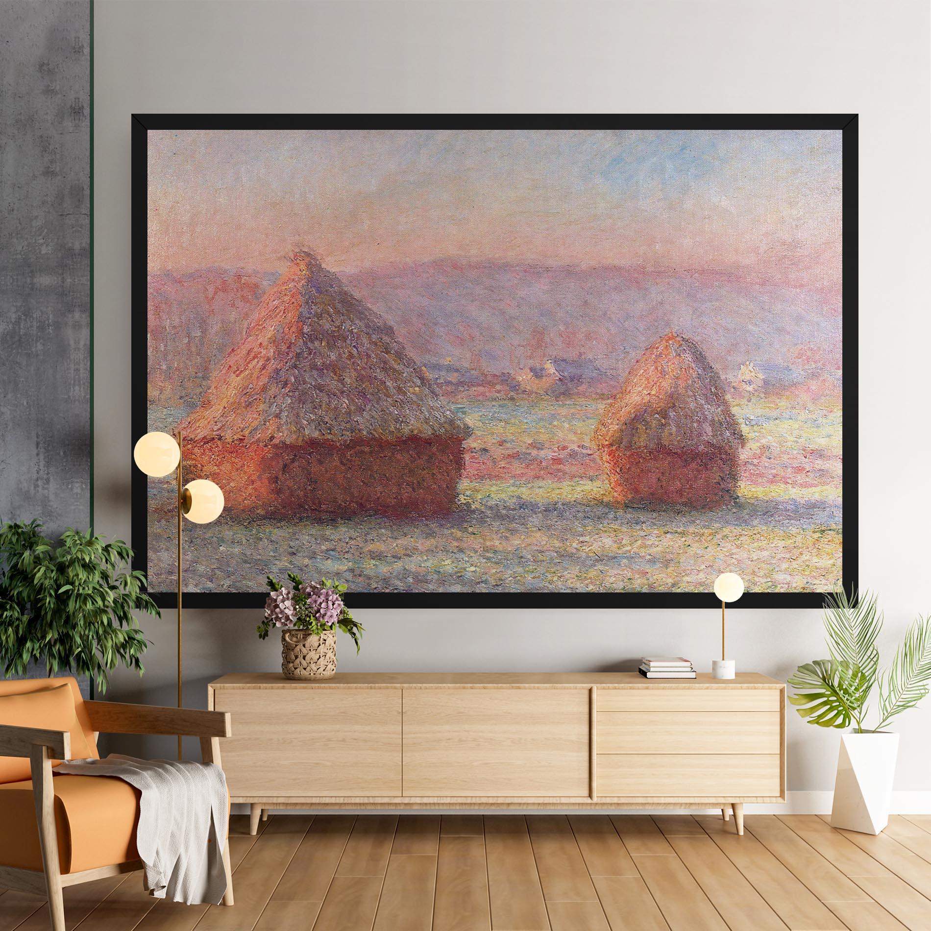 Obraz na Płótnie White Frost mockup 9