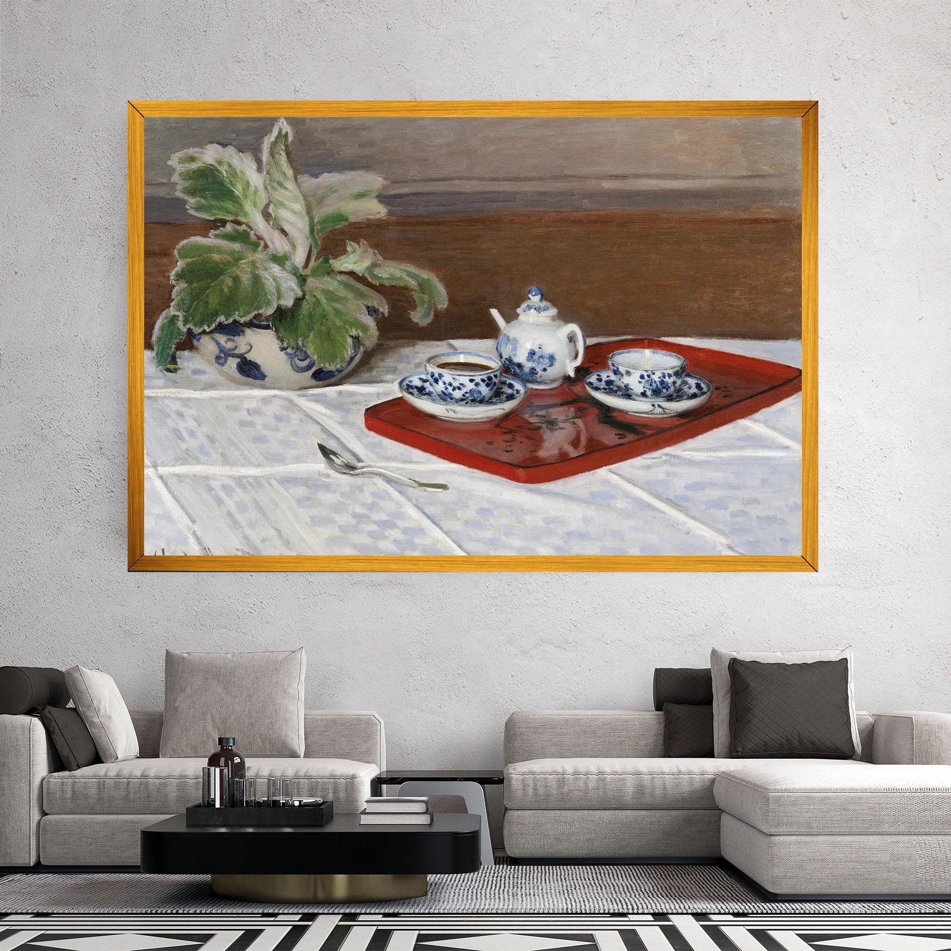 Obraz na Płótnie Tea Service mockup 2