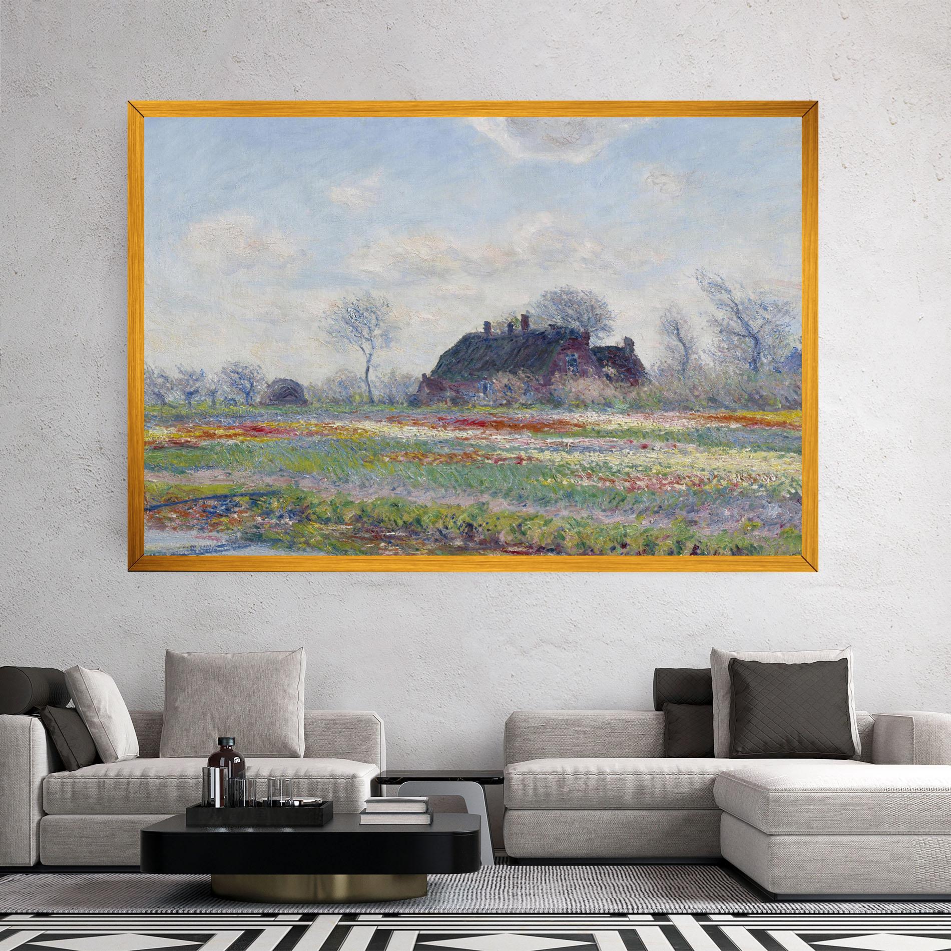 Obraz na Płótnie Tulip Fields At Sassenheim mockup 2