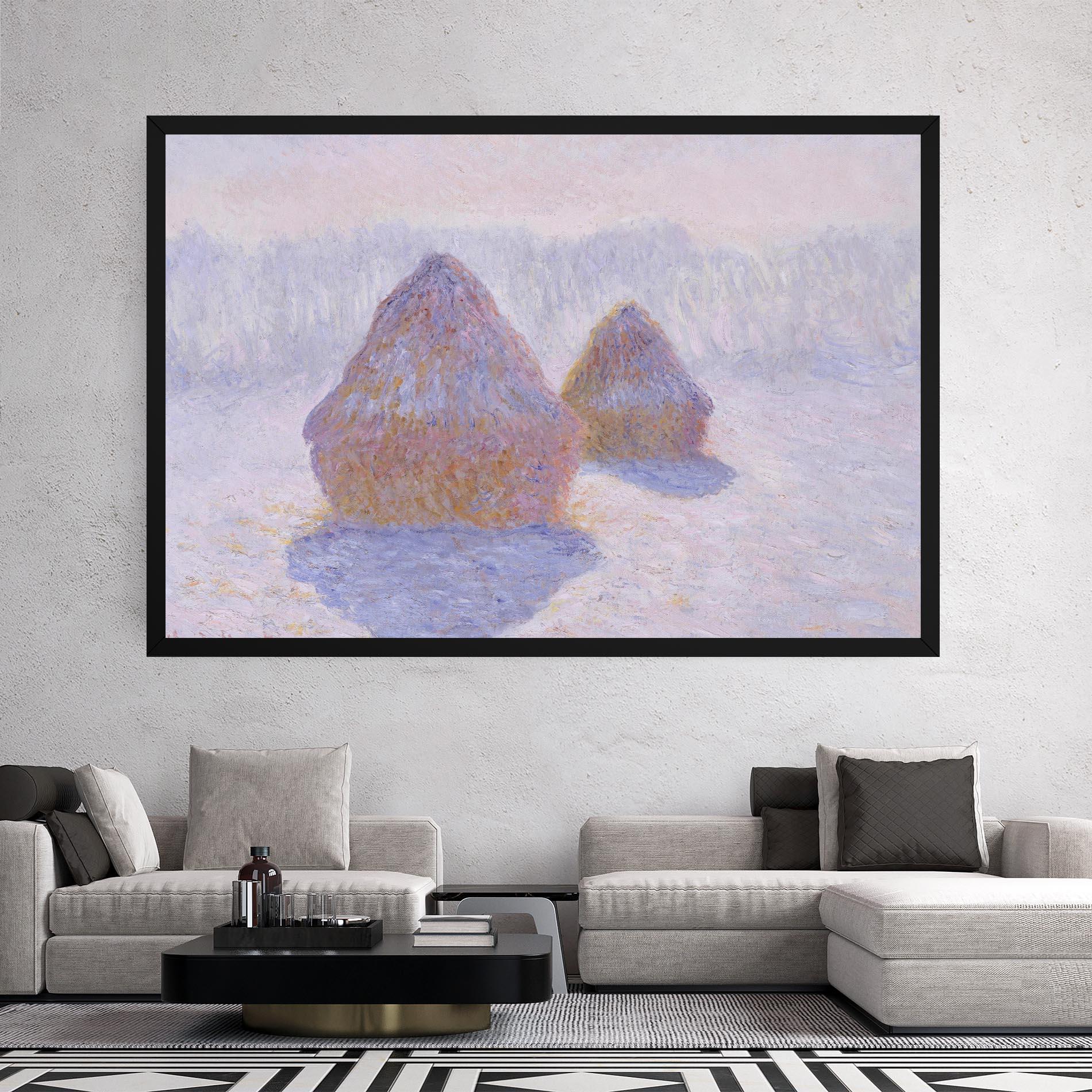 Obraz na Płótnie Haystacks mockup 2