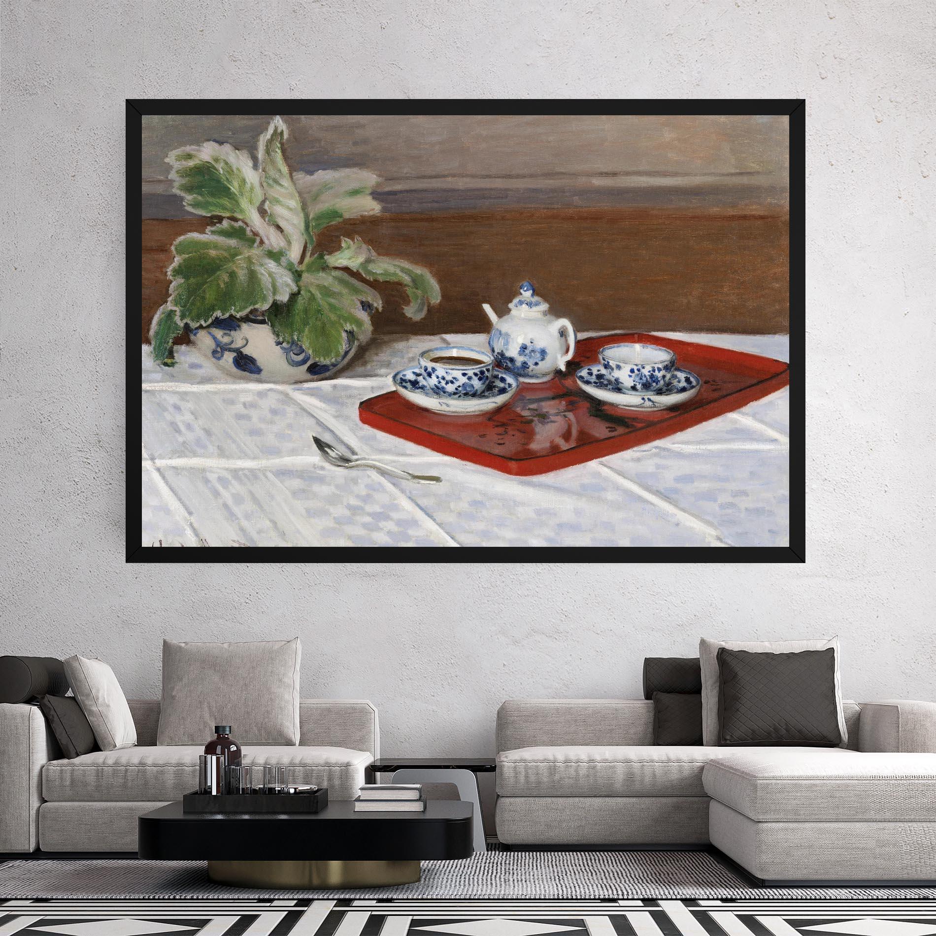 Obraz na Płótnie Tea Service mockup 2