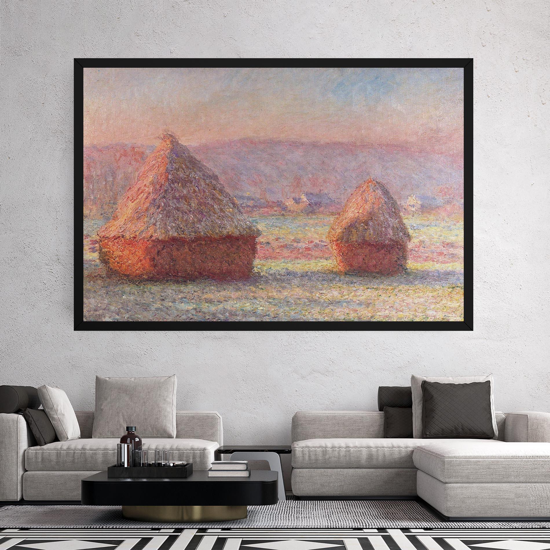 Obraz na Płótnie White Frost mockup 2