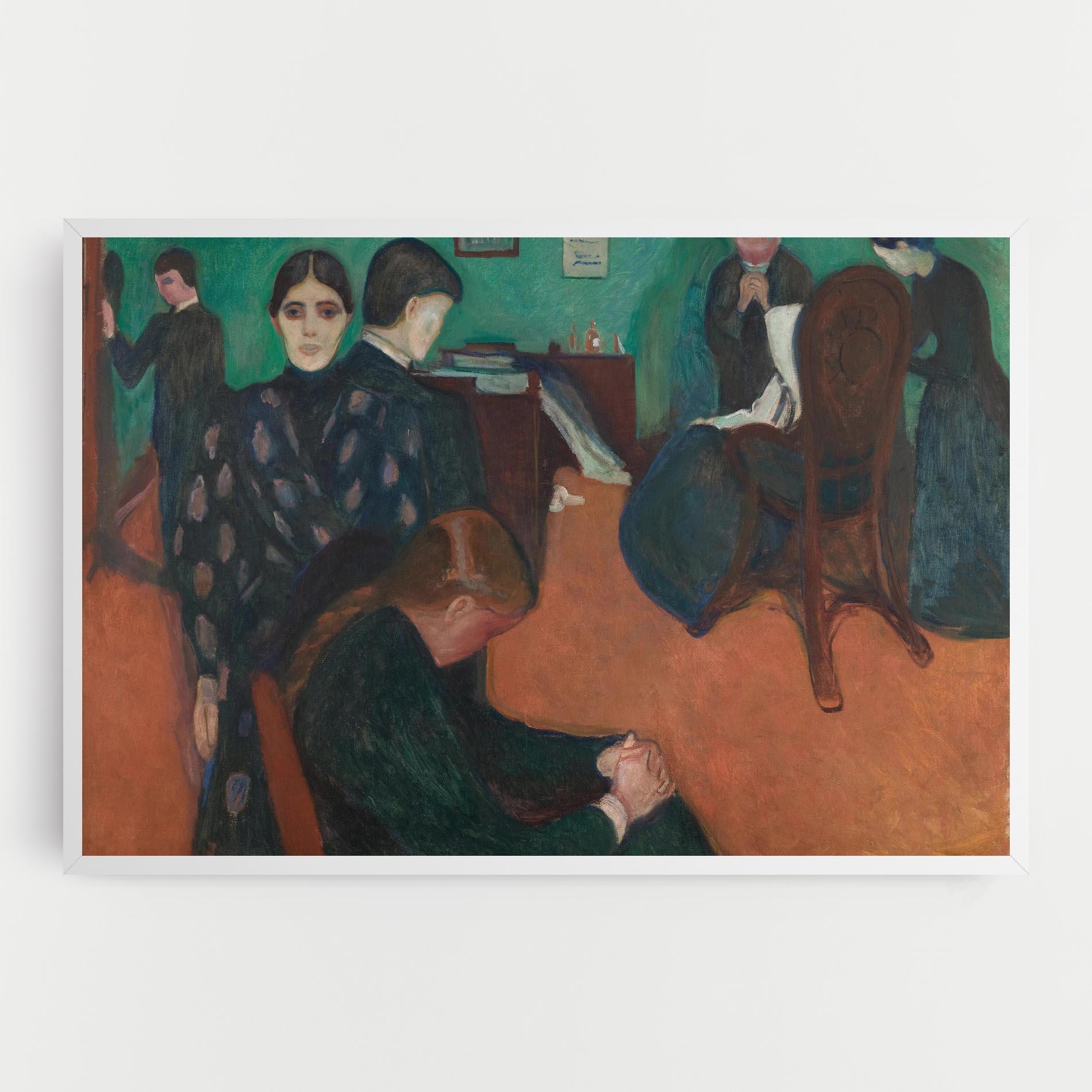 Obraz na Płótnie Death In Sickroom mockup 0