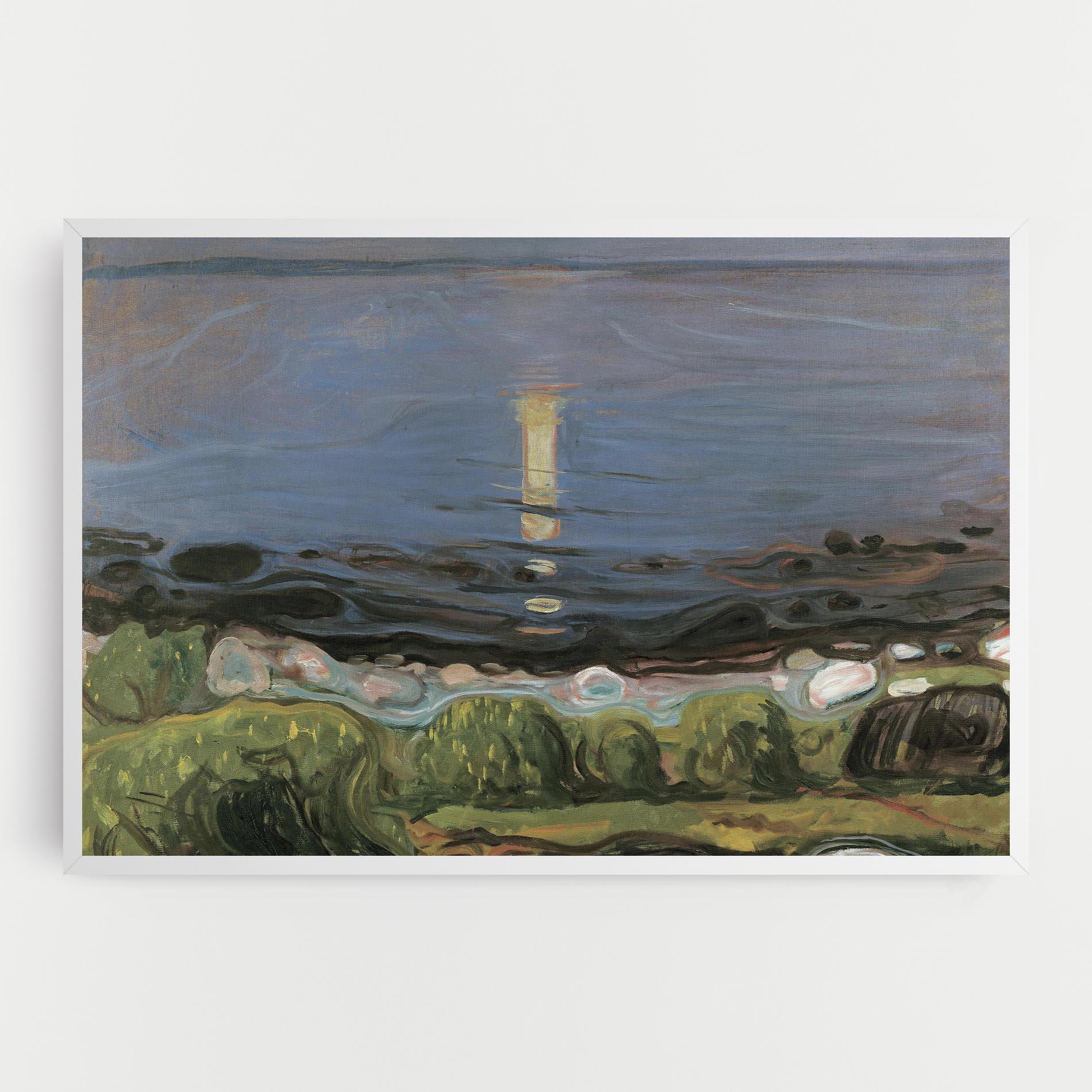 Obraz na Płótnie Summer Night Beach mockup 0