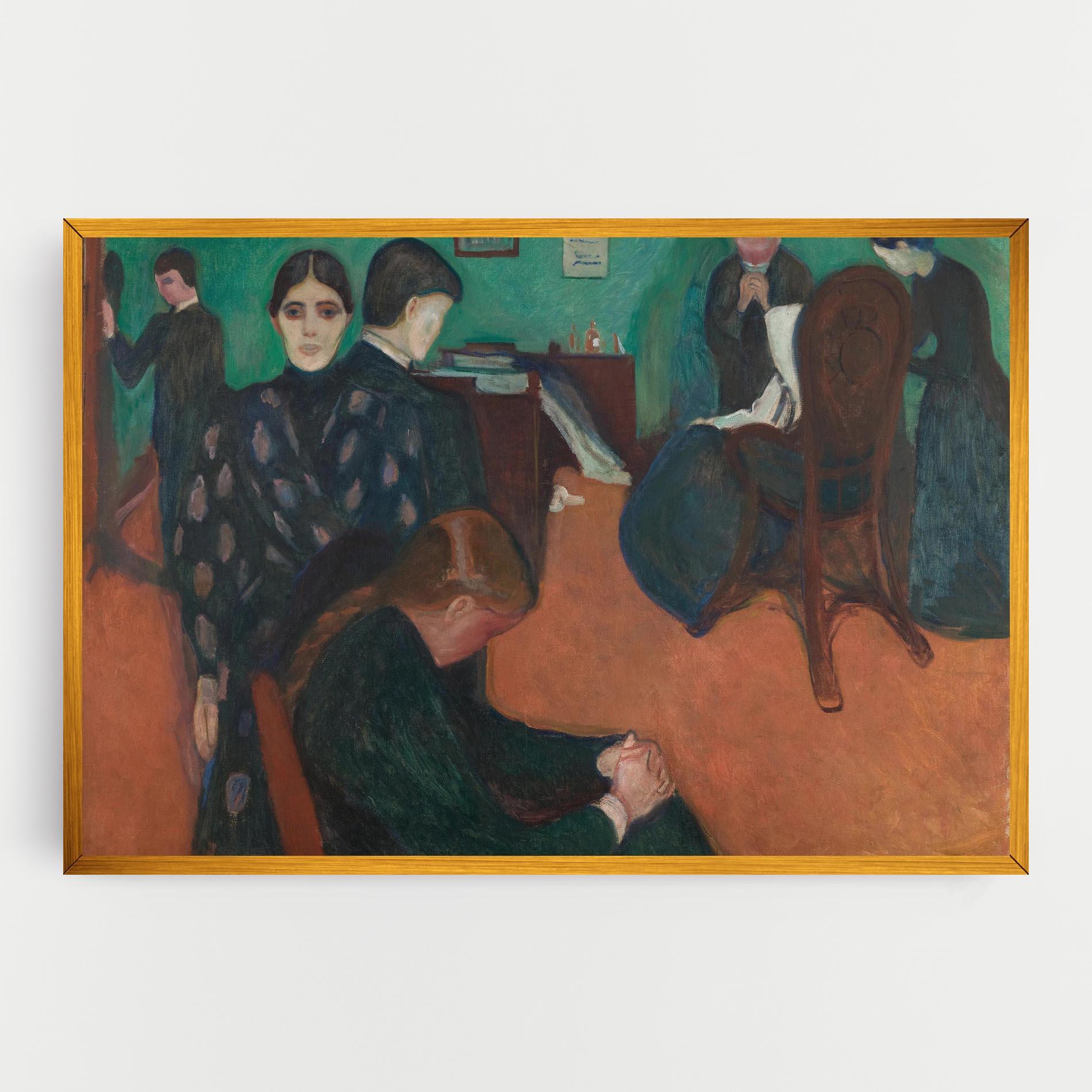 Obraz na Płótnie Death In Sickroom mockup 0