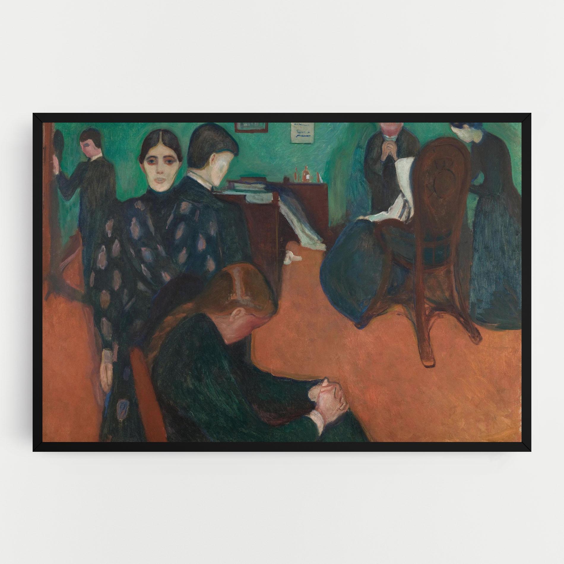 Obraz na Płótnie Death In Sickroom mockup 0