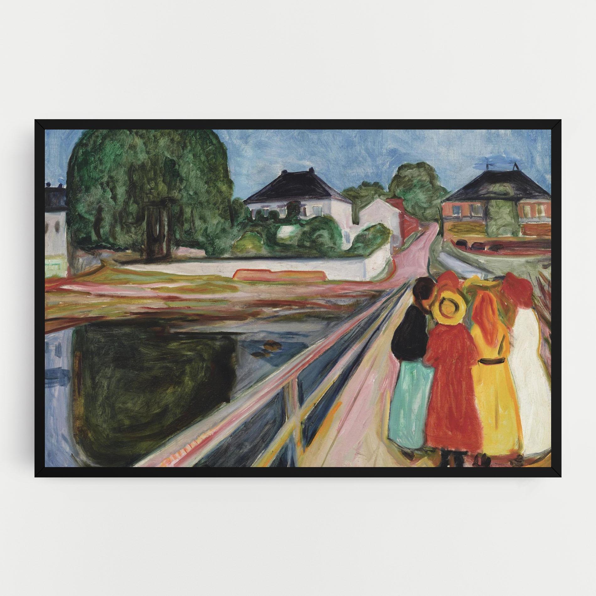 Obraz na Płótnie Pikene Pa Broen mockup 0