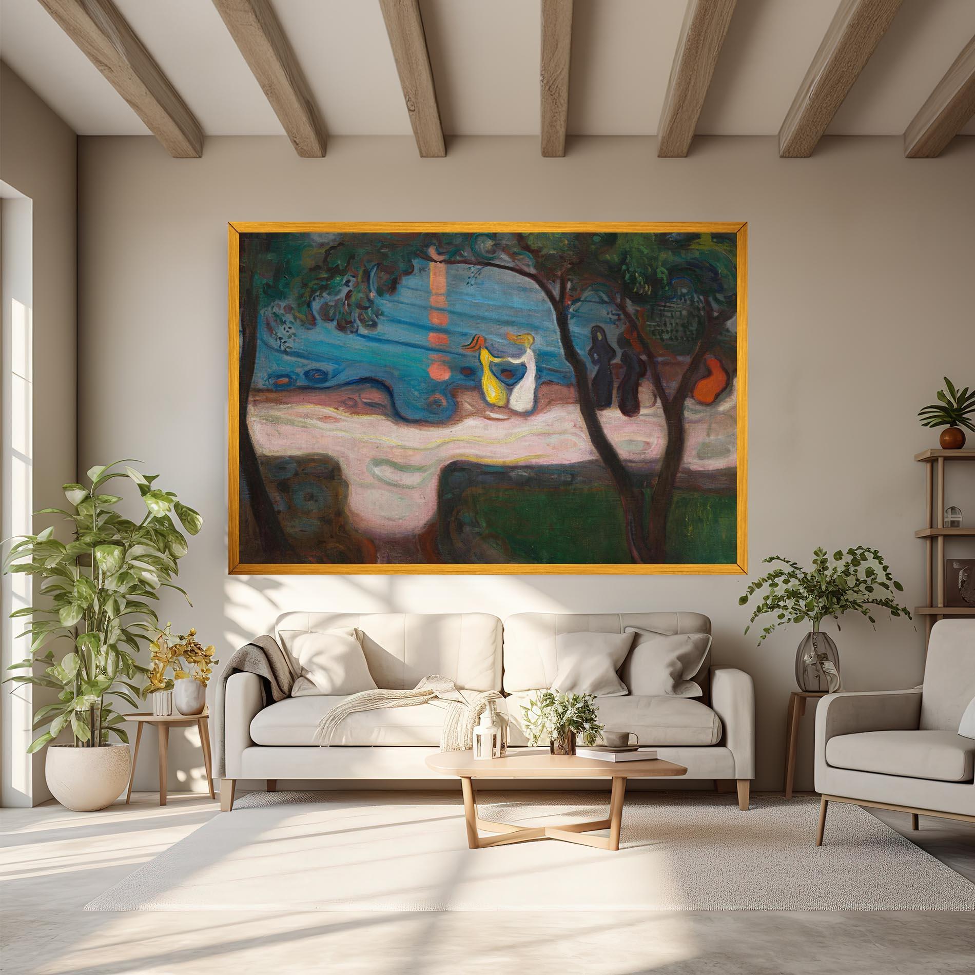 Obraz na Płótnie Dance On The Beach mockup 6