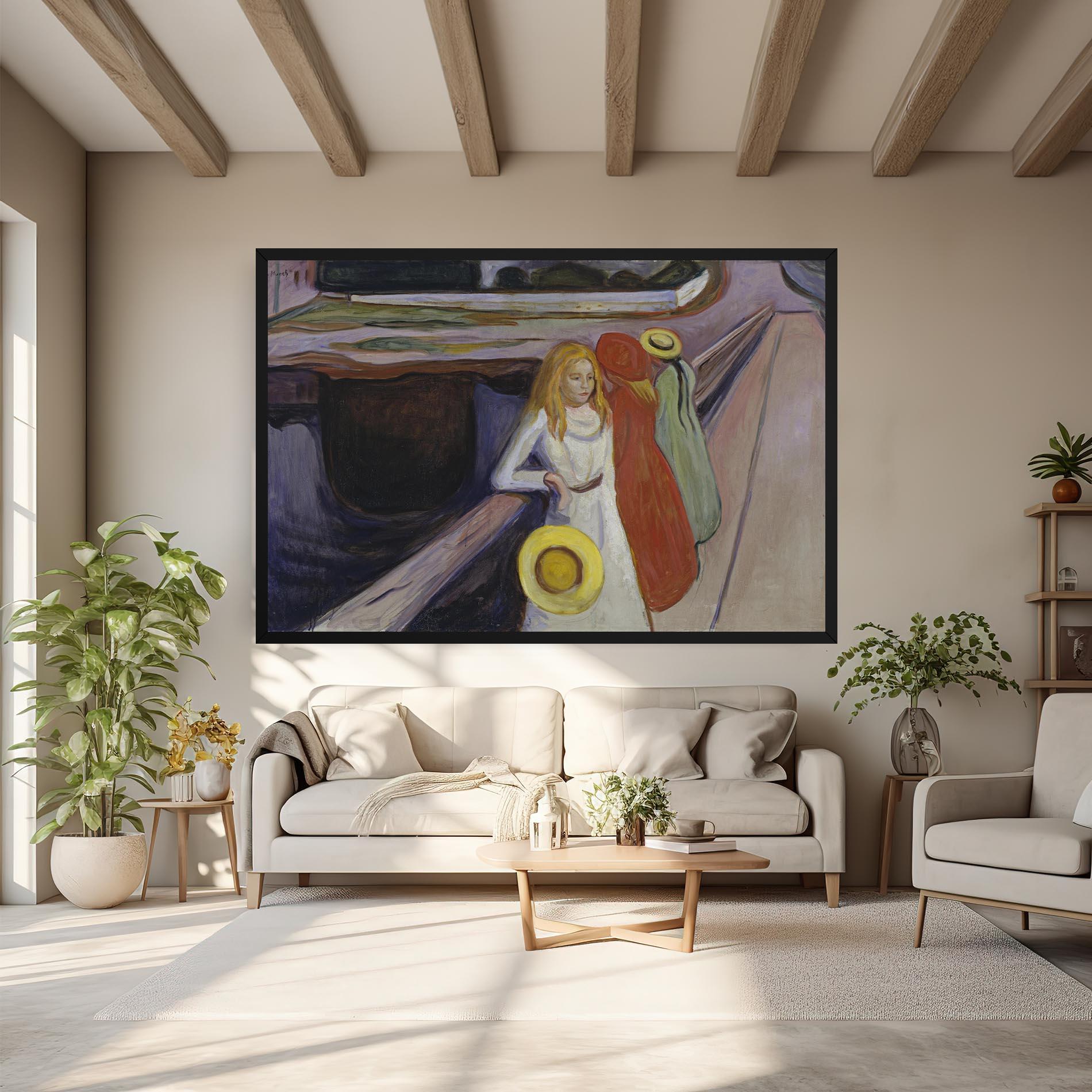 Obraz na Płótnie Bridge Girls mockup 6