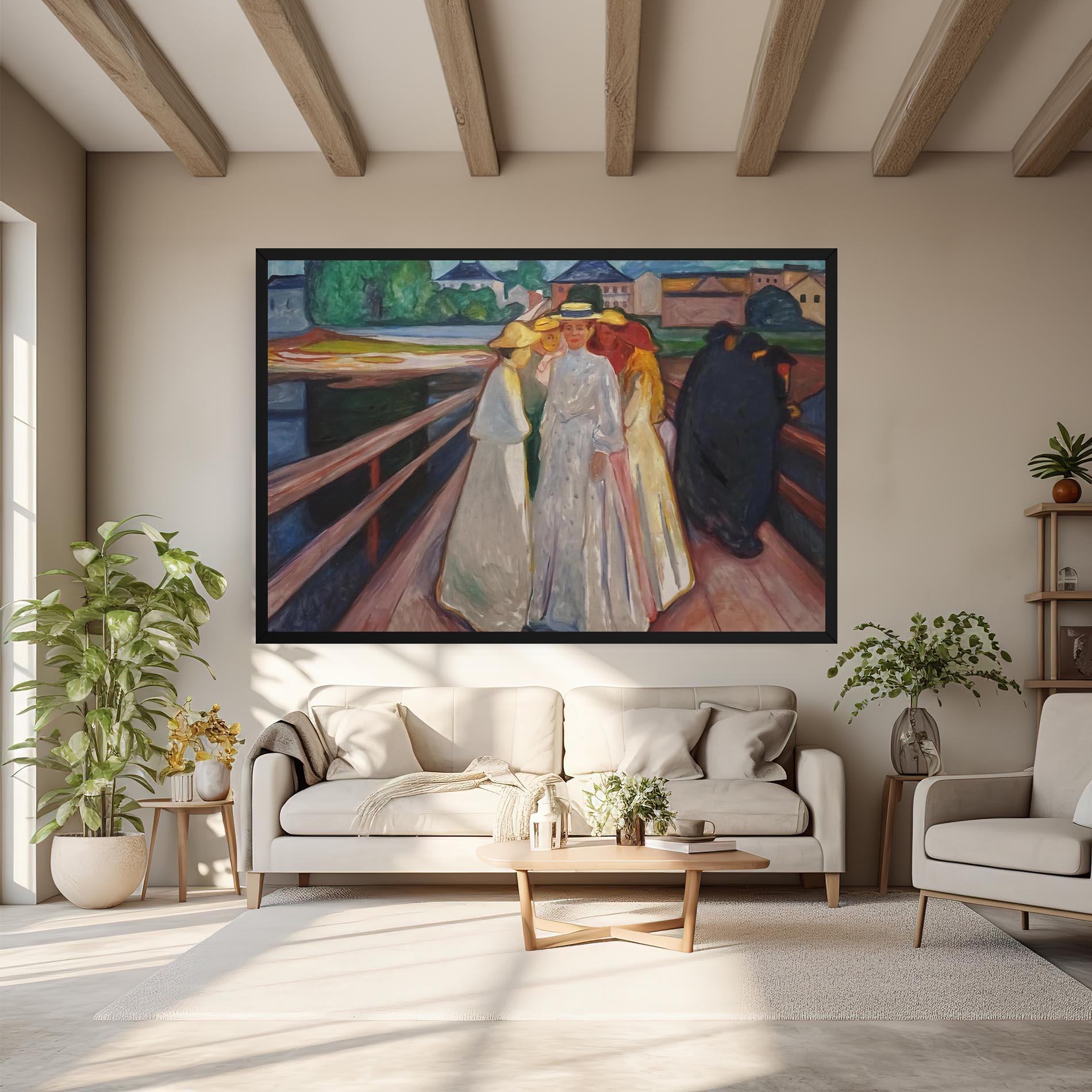 Obraz na Płótnie Munch Art mockup 6