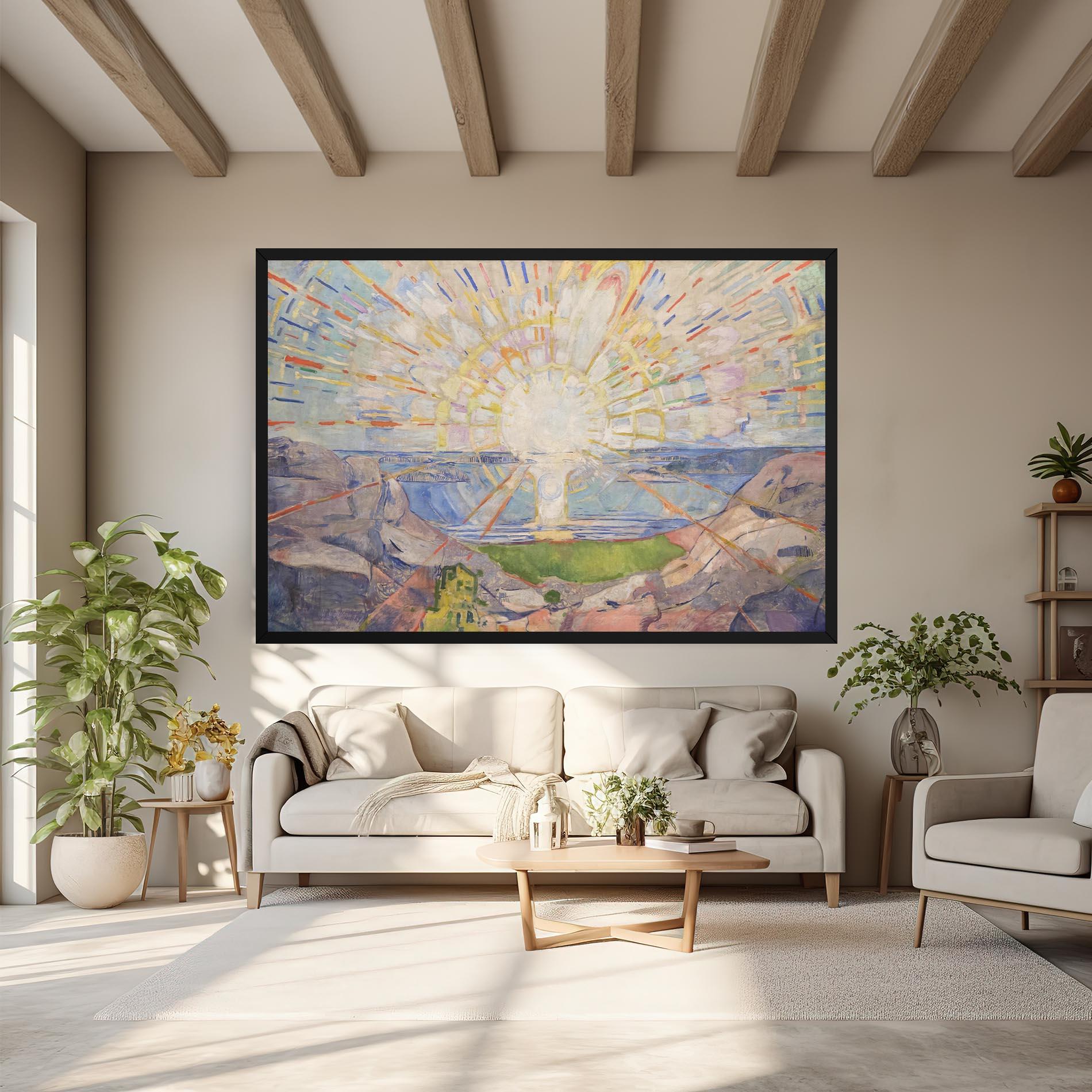 Obraz na Płótnie The Sun mockup 6