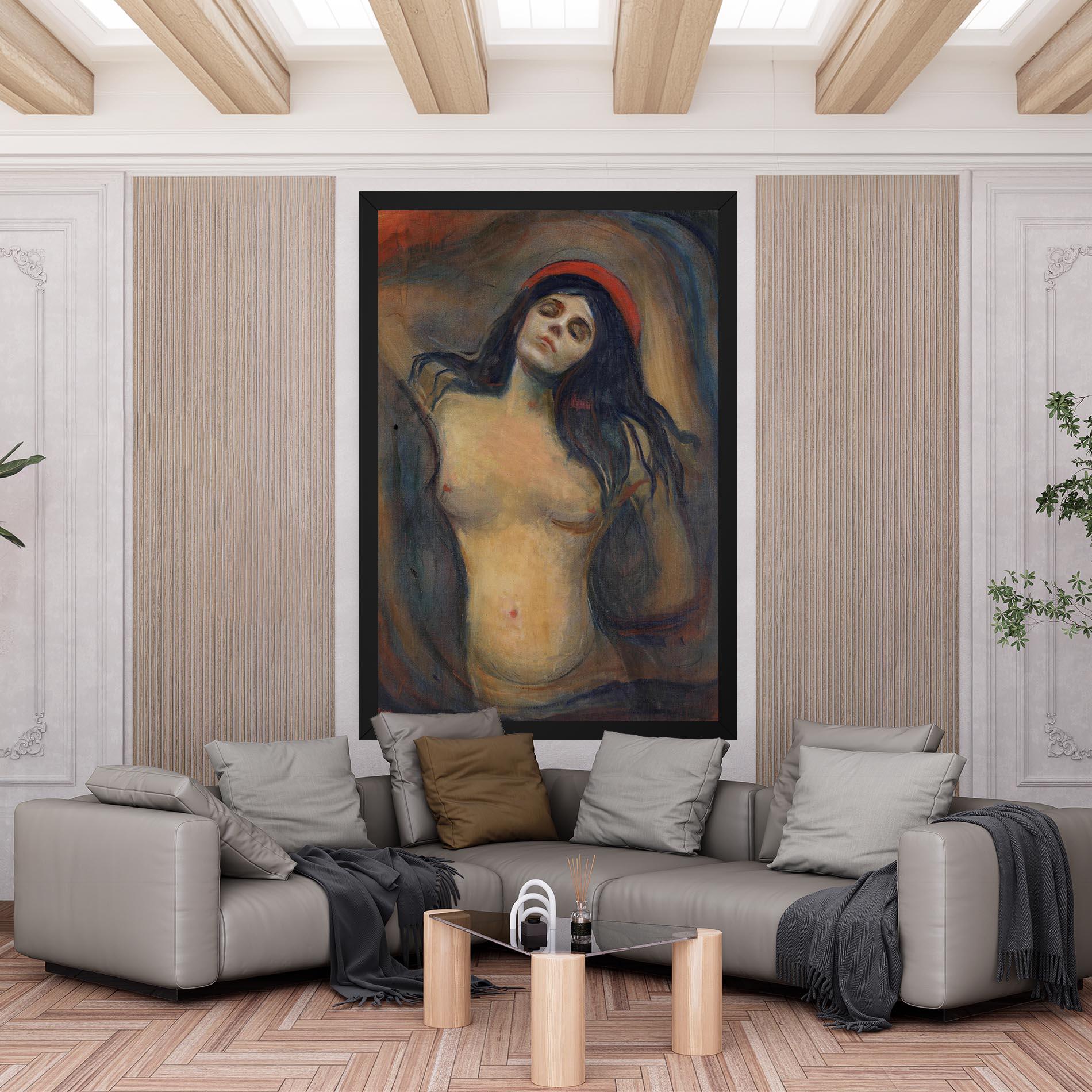 Obraz na Płótnie Madonna Oil Painting mockup 6