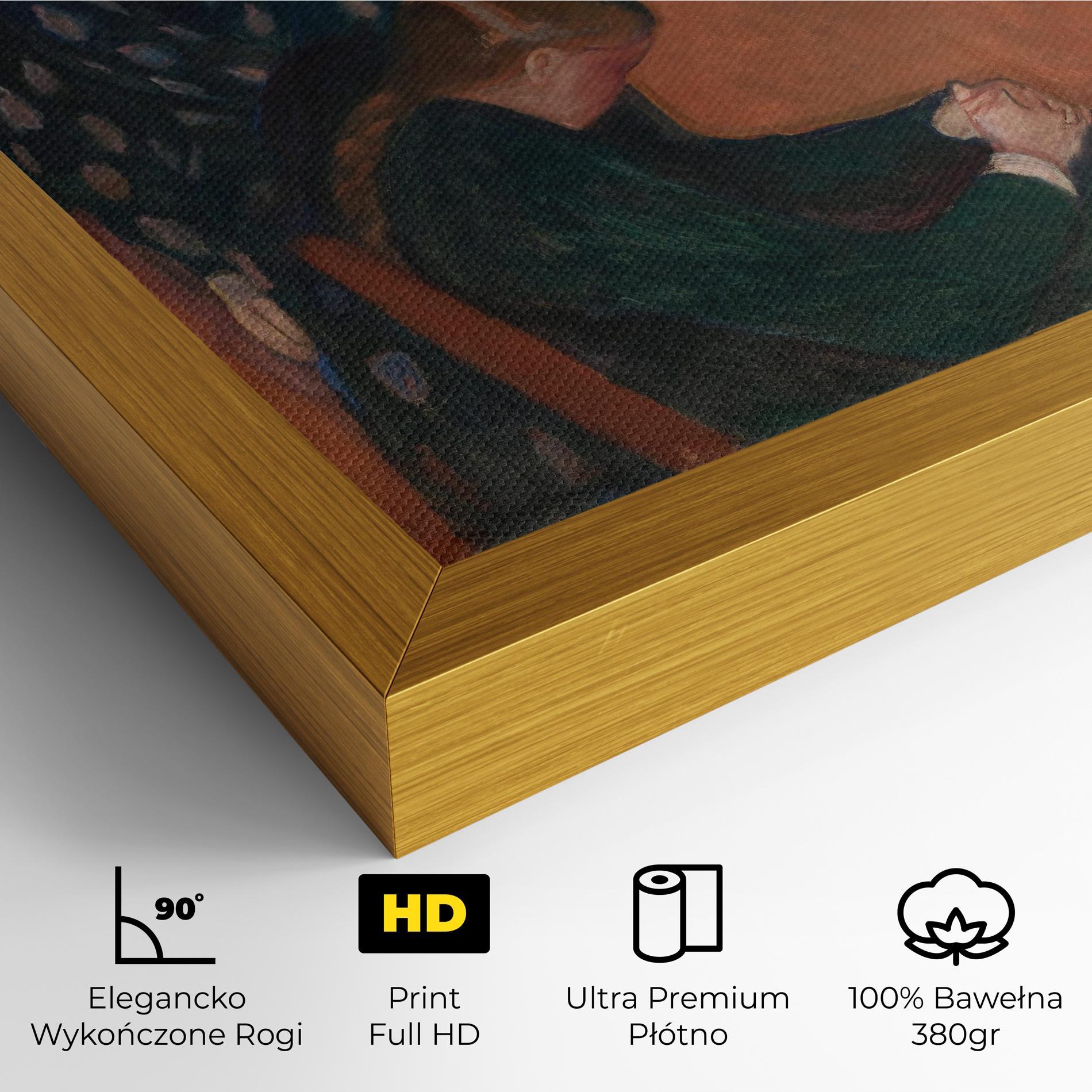 Obraz na Płótnie Death In Sickroom mockup 4