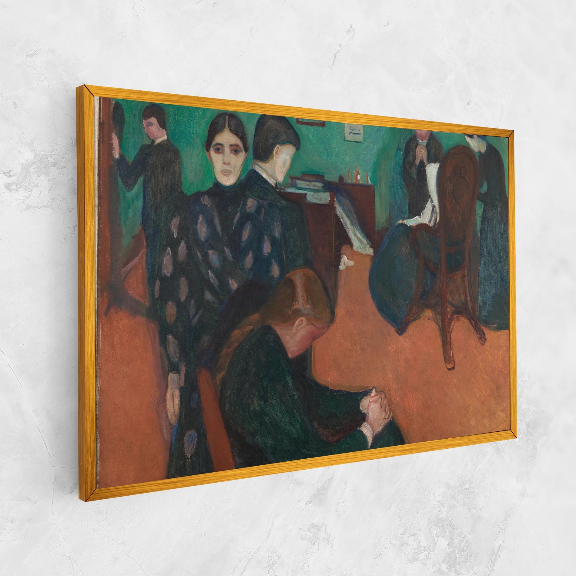 Obraz na Płótnie Death In Sickroom mockup 1