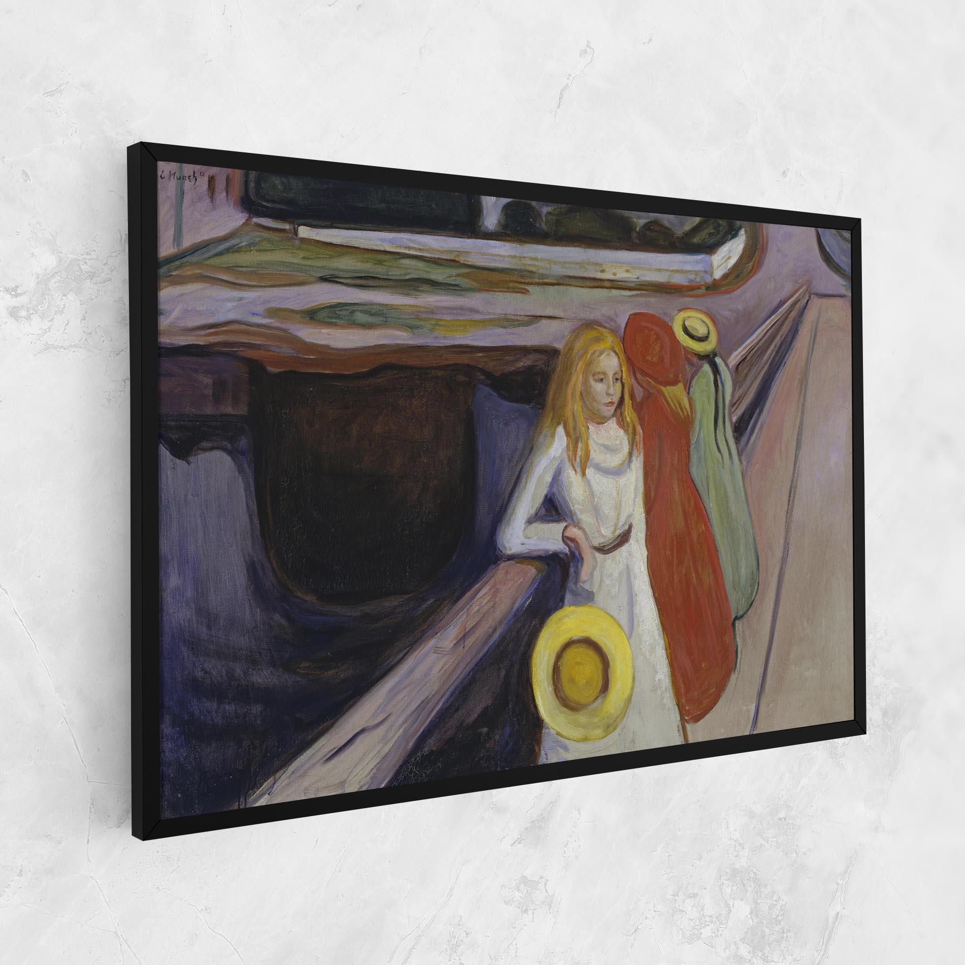 Obraz na Płótnie Bridge Girls mockup 1