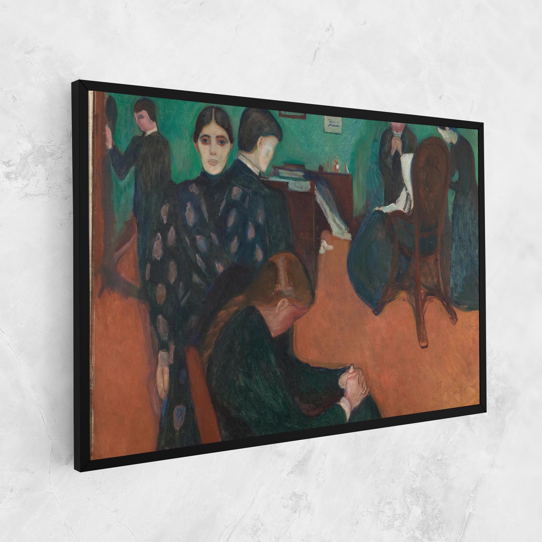 Obraz na Płótnie Death In Sickroom mockup 1