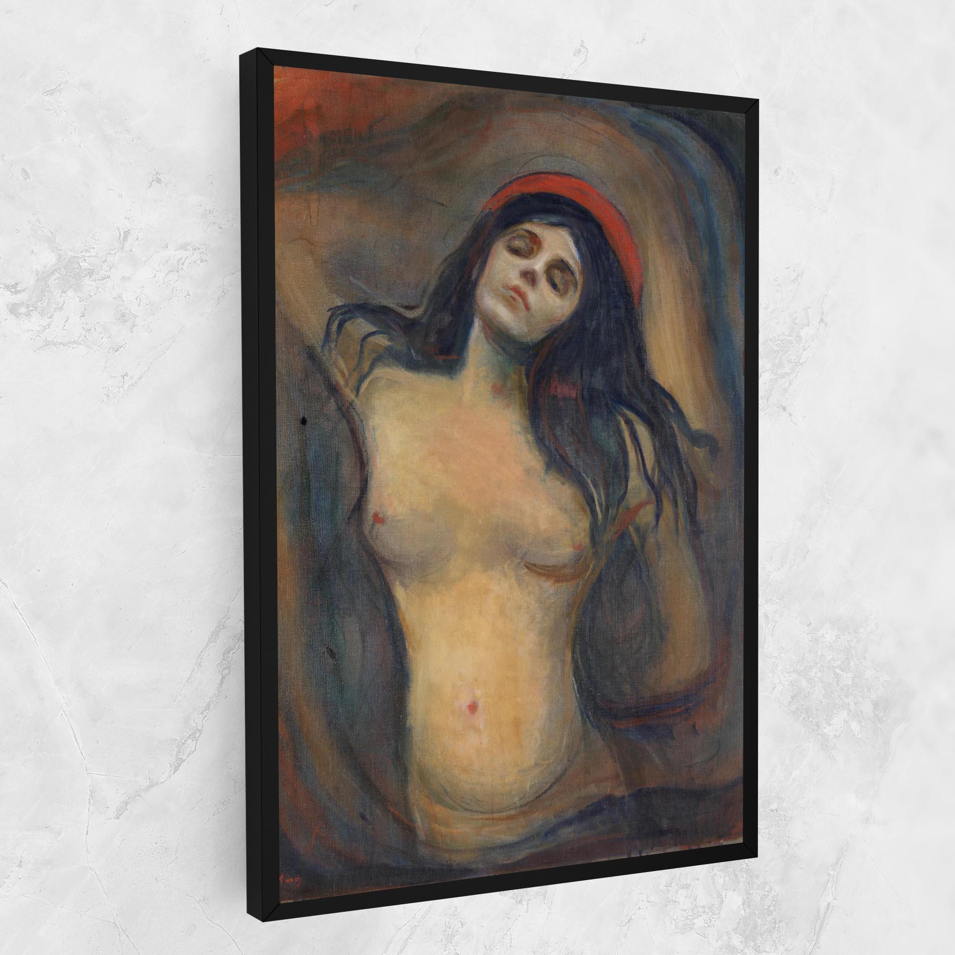 Obraz na Płótnie Madonna Oil Painting mockup 1