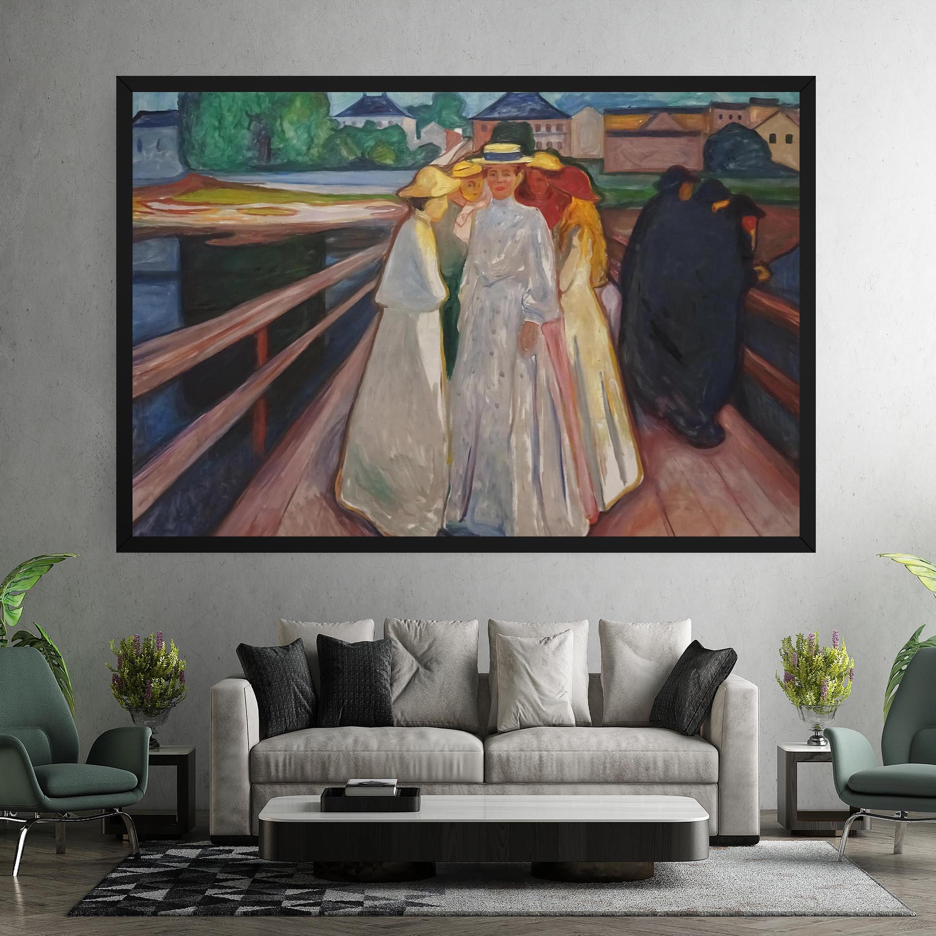 Obraz na Płótnie Munch Art mockup 7