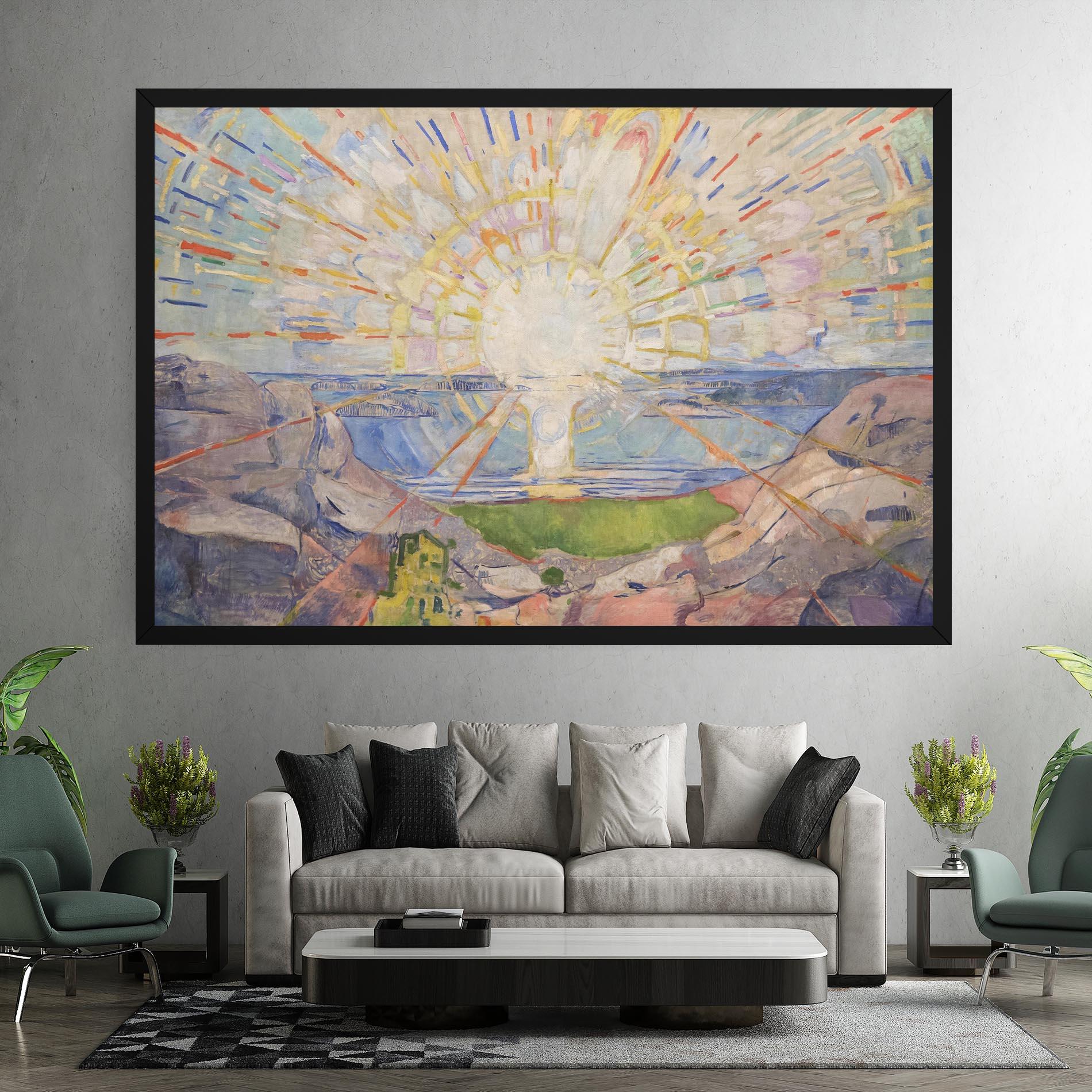 Obraz na Płótnie The Sun mockup 7