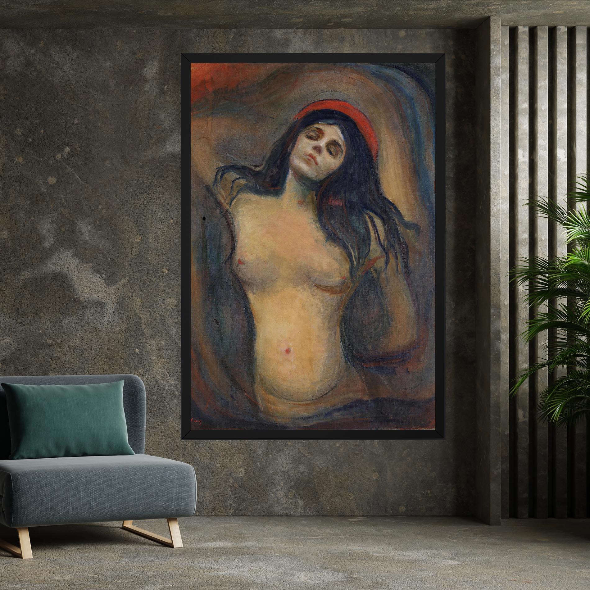 Obraz na Płótnie Madonna Oil Painting mockup 7