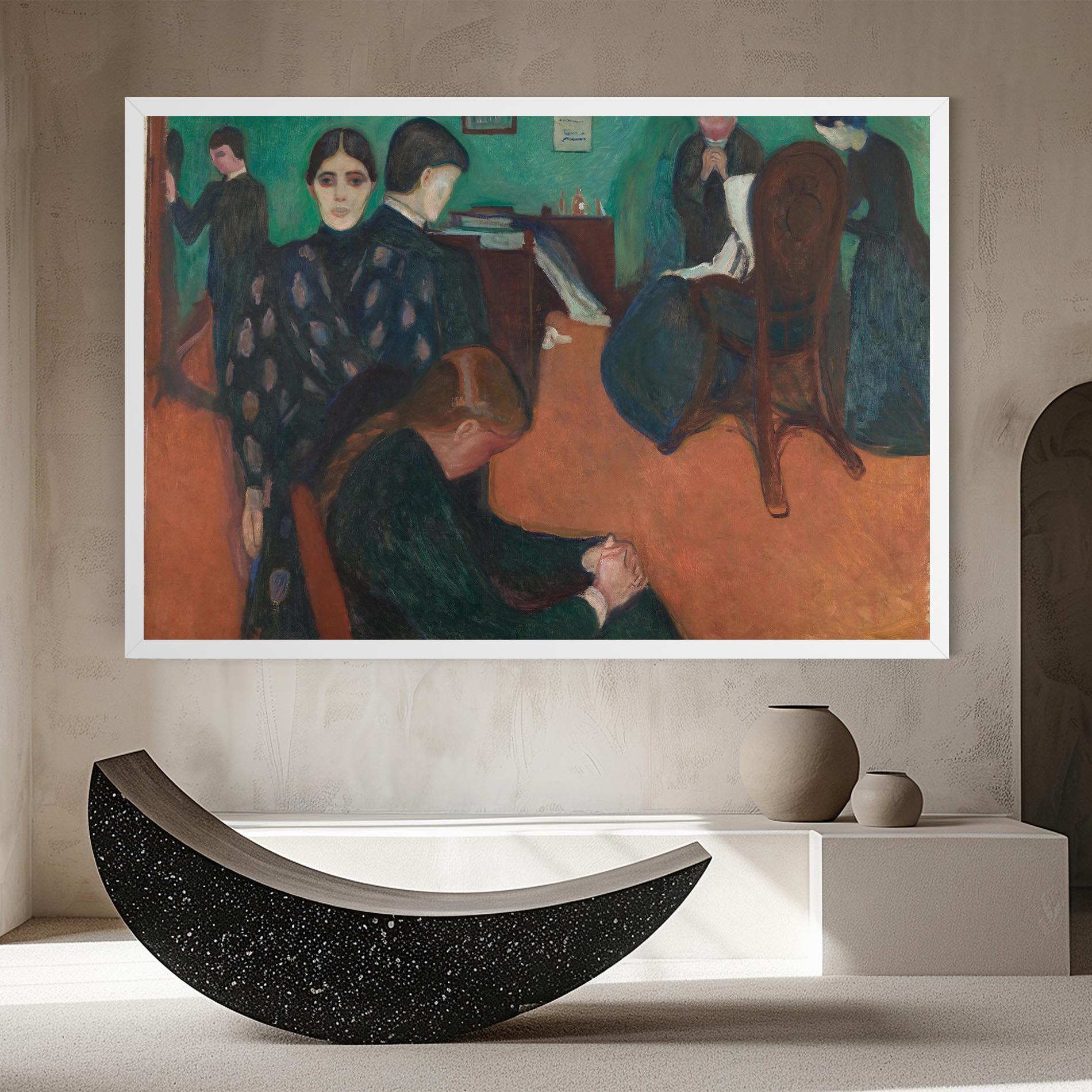 Obraz na Płótnie Death In Sickroom mockup 8