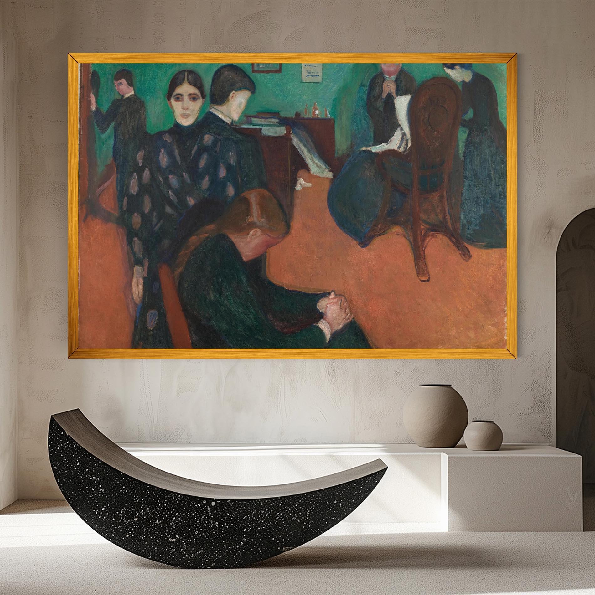 Obraz na Płótnie Death In Sickroom mockup 8