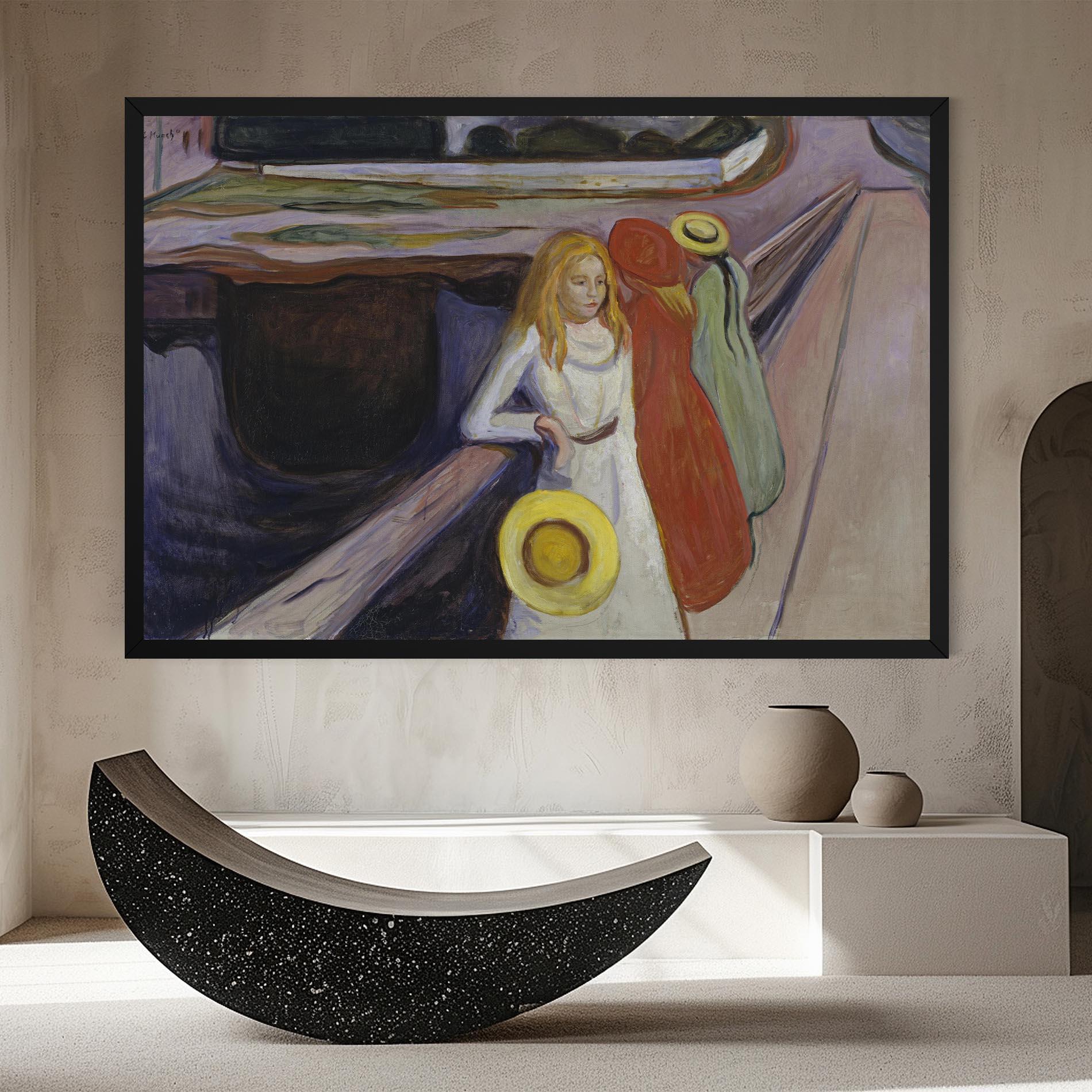 Obraz na Płótnie Bridge Girls mockup 8