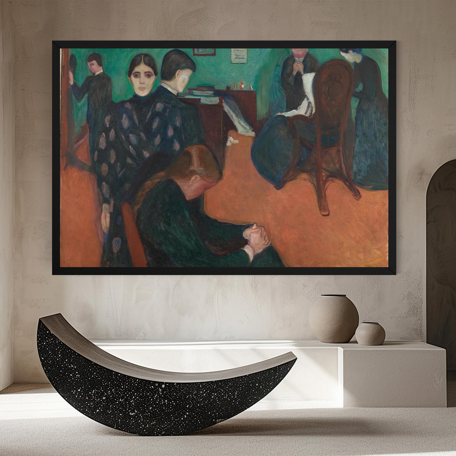 Obraz na Płótnie Death In Sickroom mockup 8