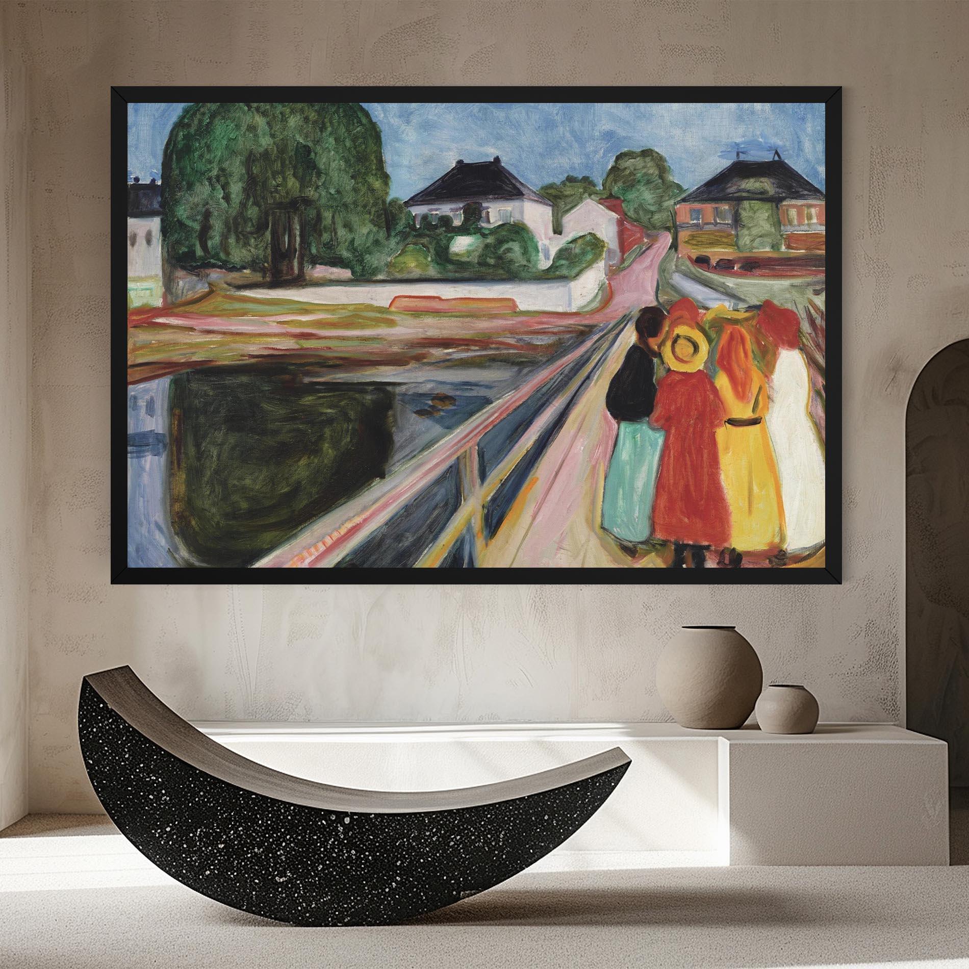 Obraz na Płótnie Pikene Pa Broen mockup 8