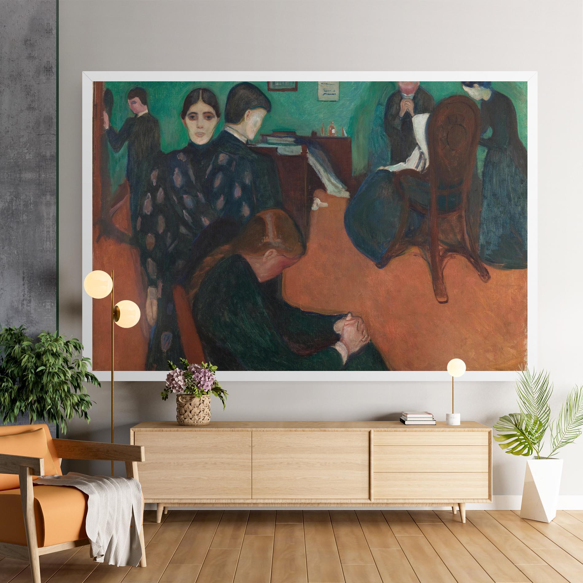 Obraz na Płótnie Death In Sickroom mockup 9