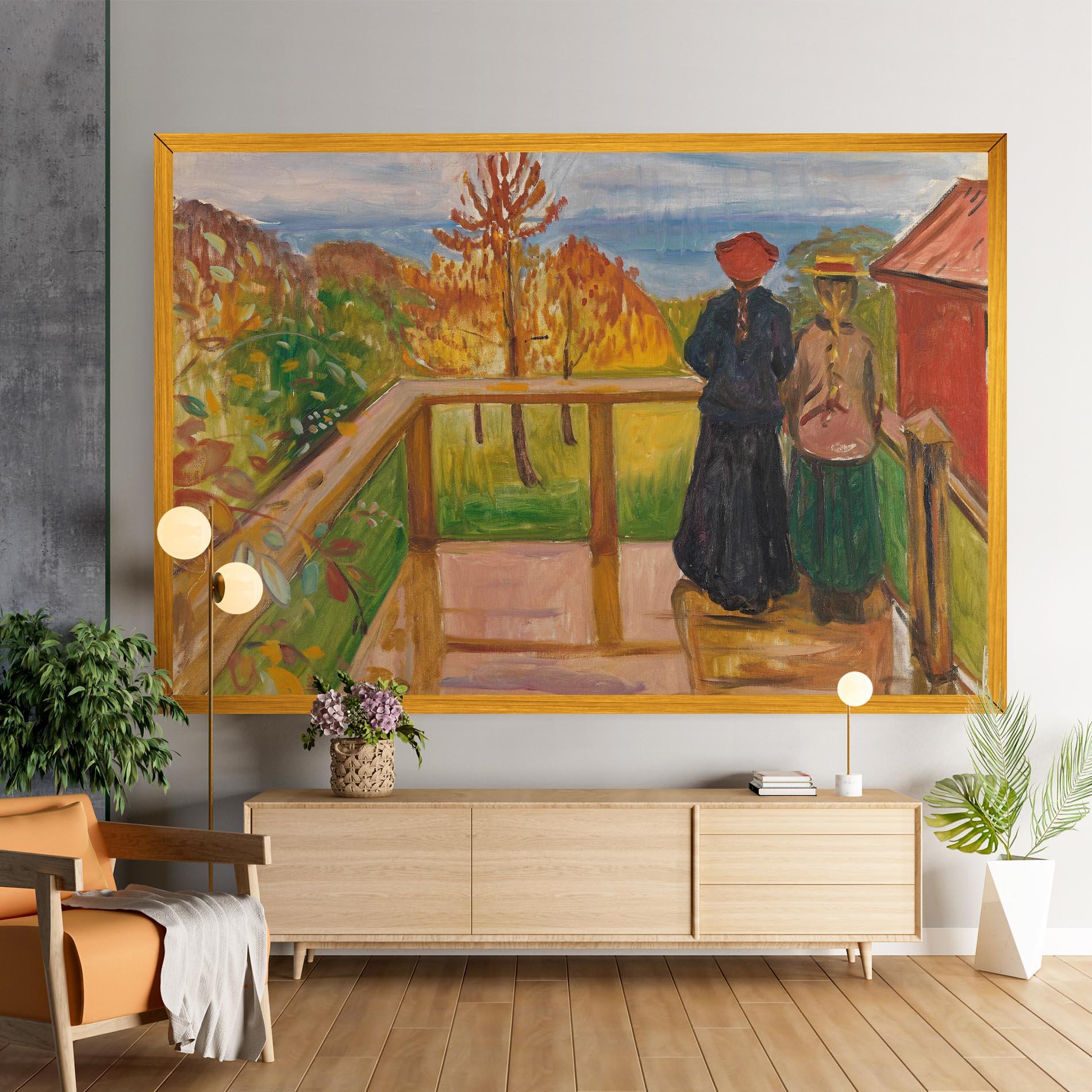 Obraz na Płótnie On The Veranda mockup 9