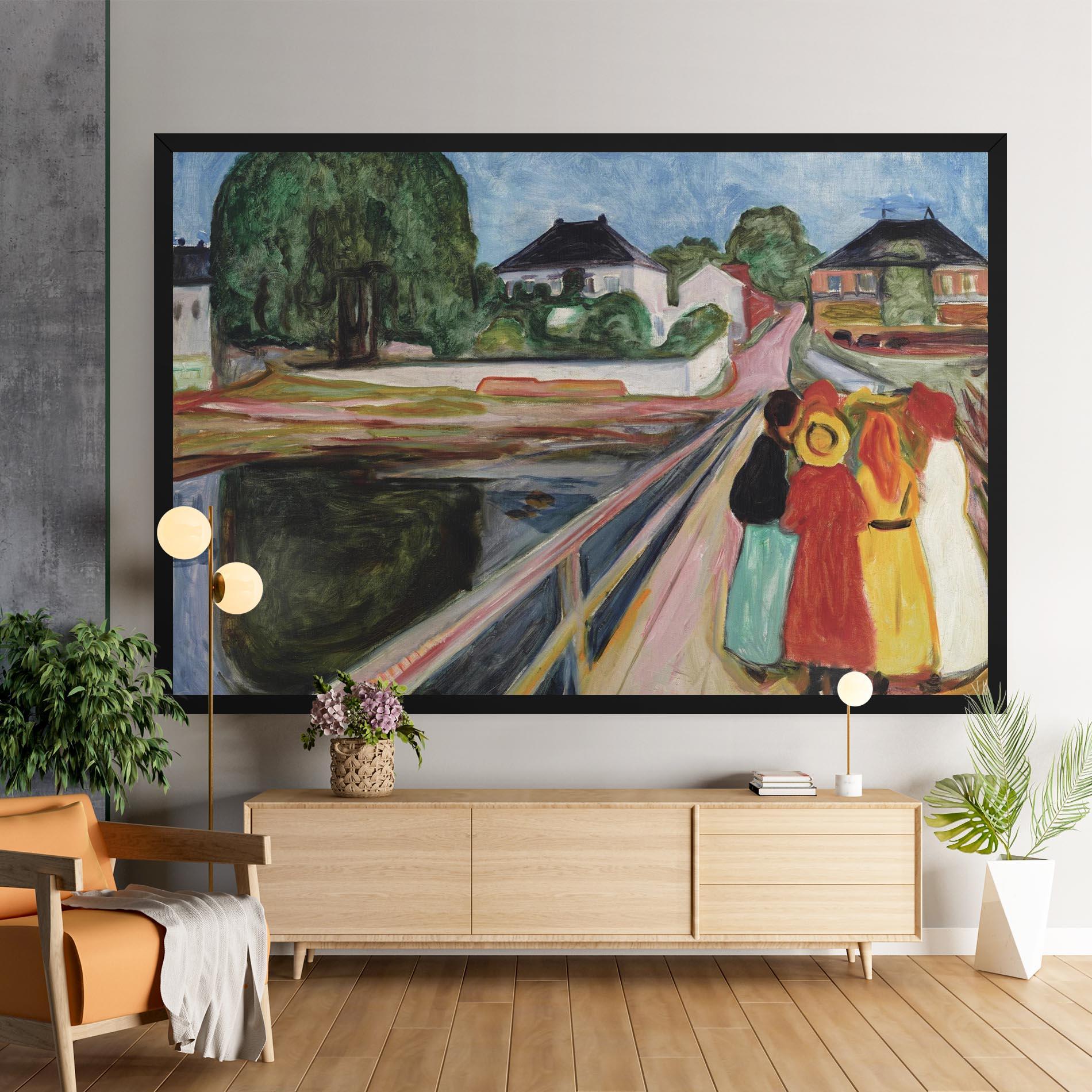 Obraz na Płótnie Pikene Pa Broen mockup 9