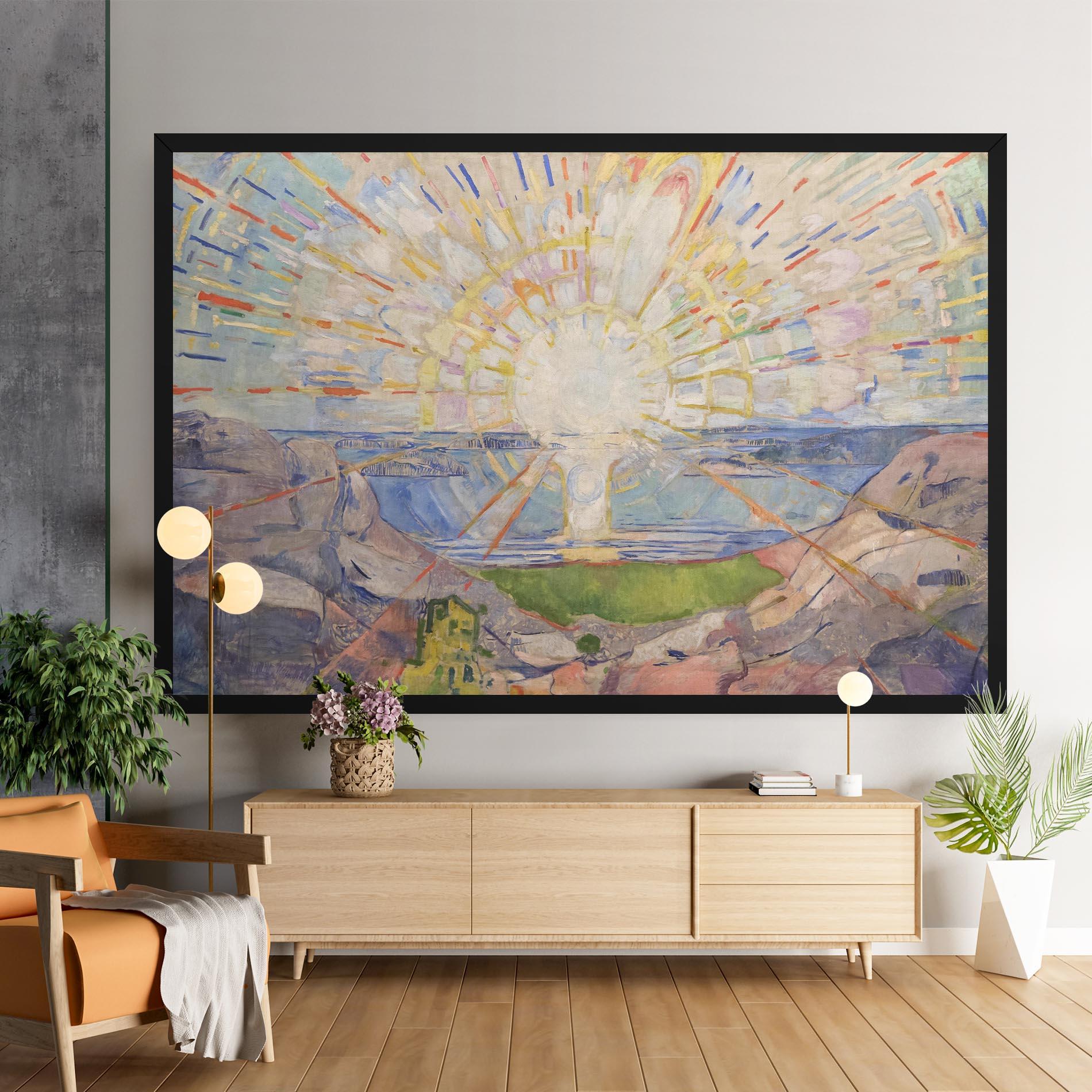 Obraz na Płótnie The Sun mockup 9