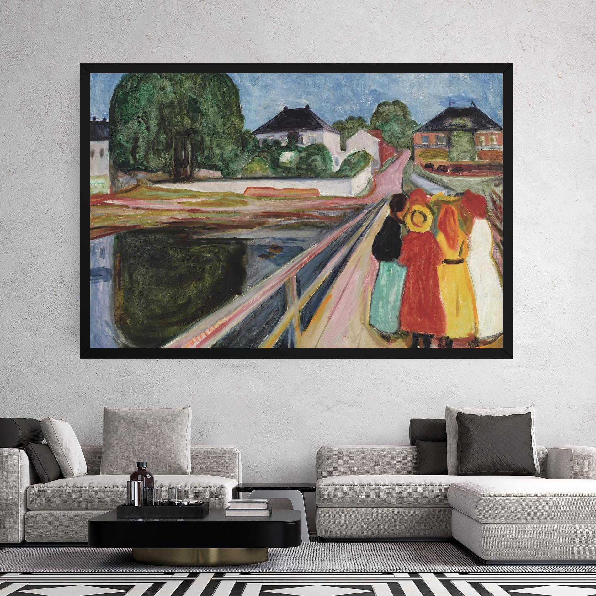 Obraz na Płótnie Pikene Pa Broen mockup 2