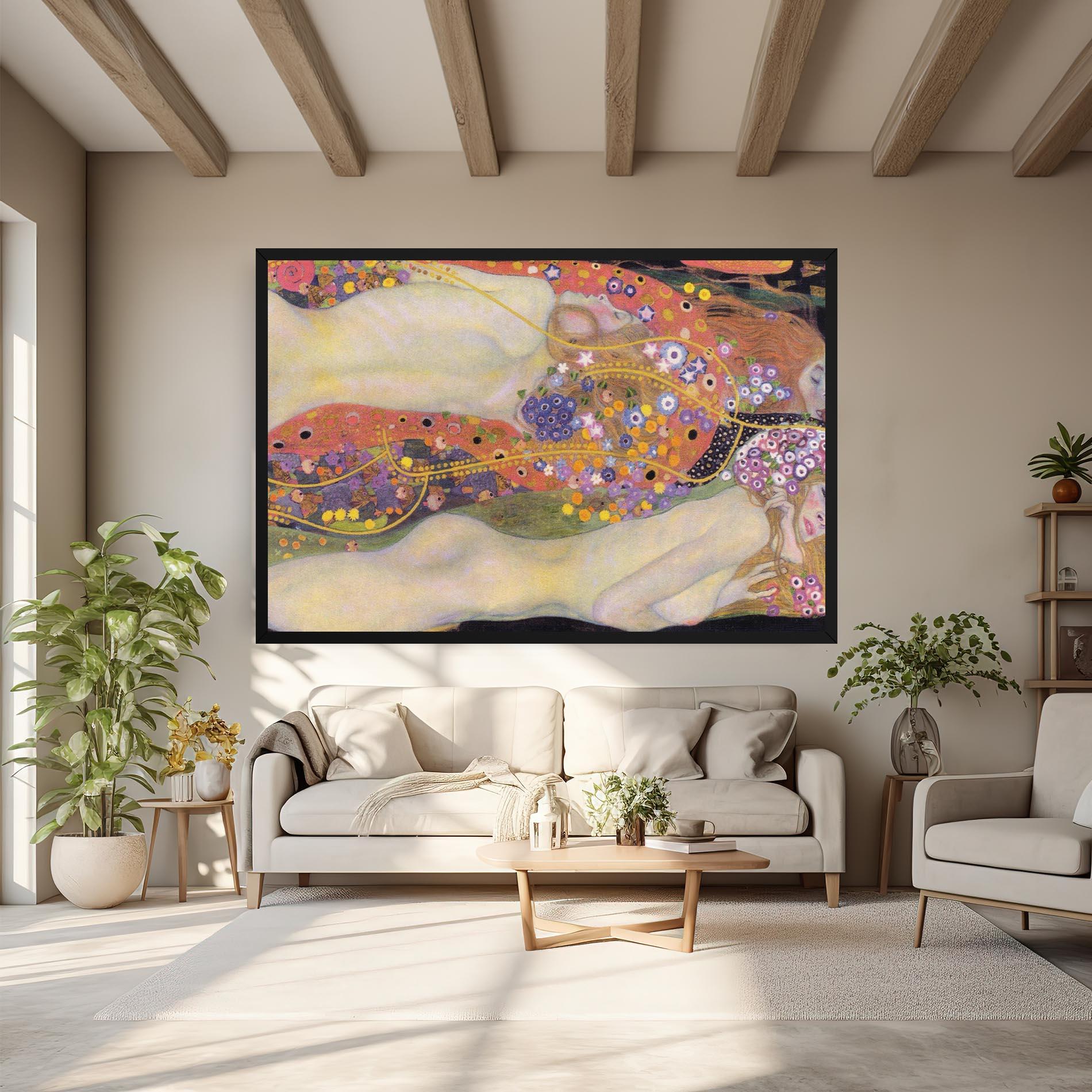 Obraz na Płótnie Water Serpents II mockup 6