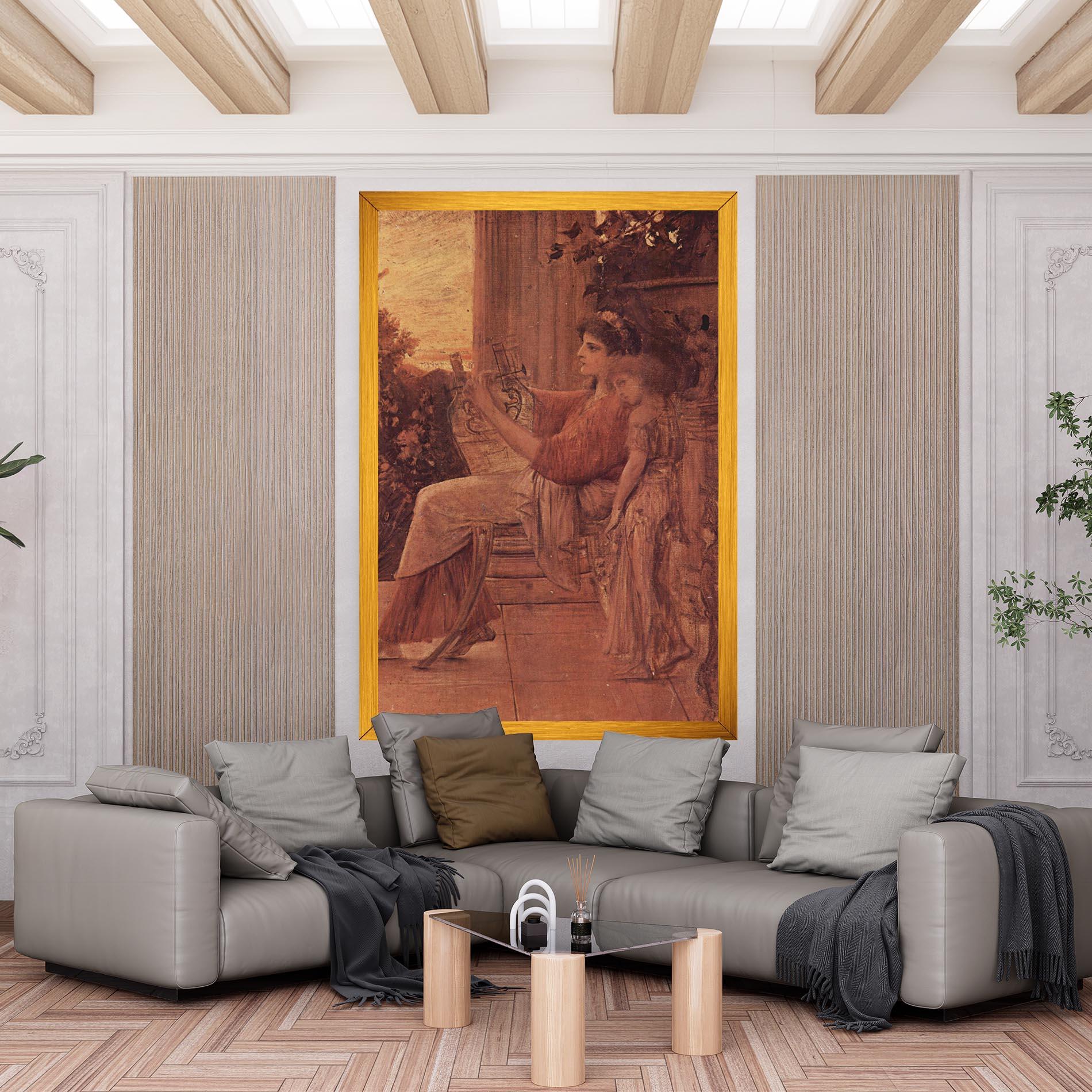 Obraz na Płótnie Gustav Klimt Painting mockup 6