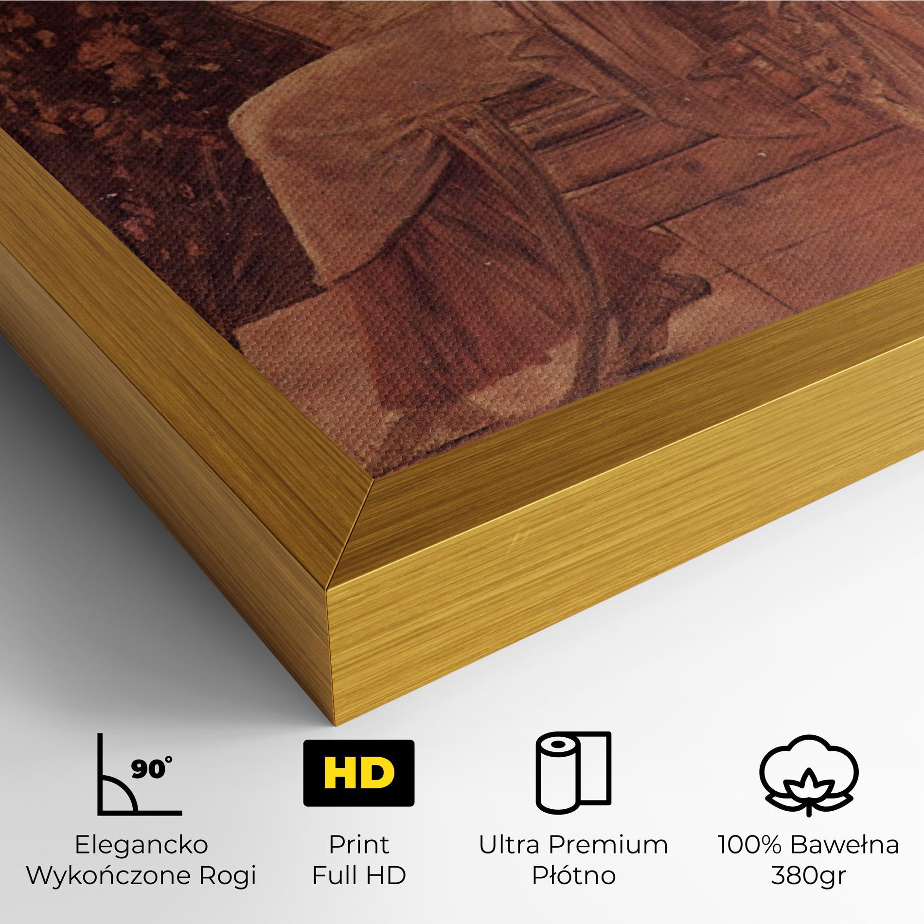 Obraz na Płótnie Gustav Klimt Painting mockup 4