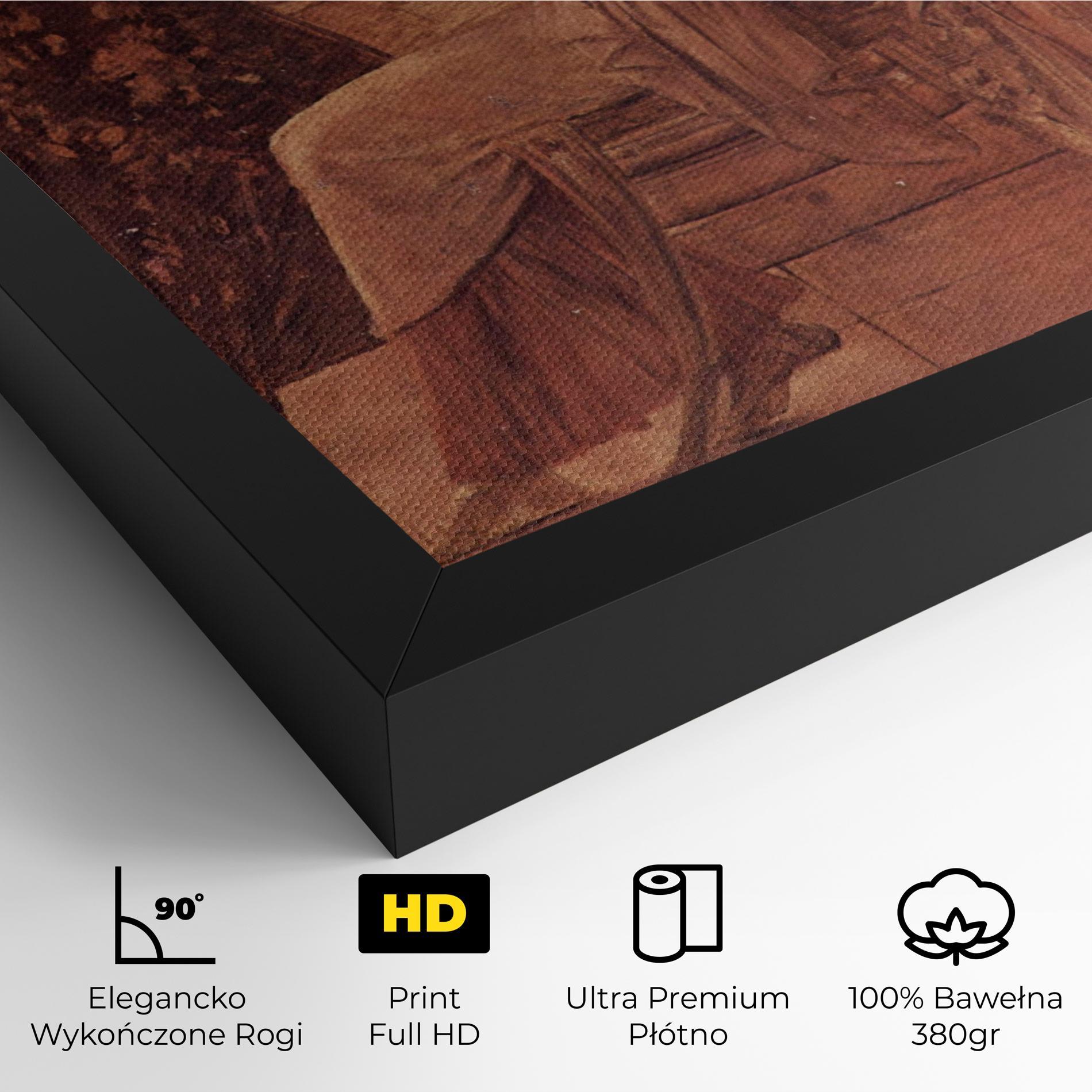 Obraz na Płótnie Gustav Klimt Painting mockup 4